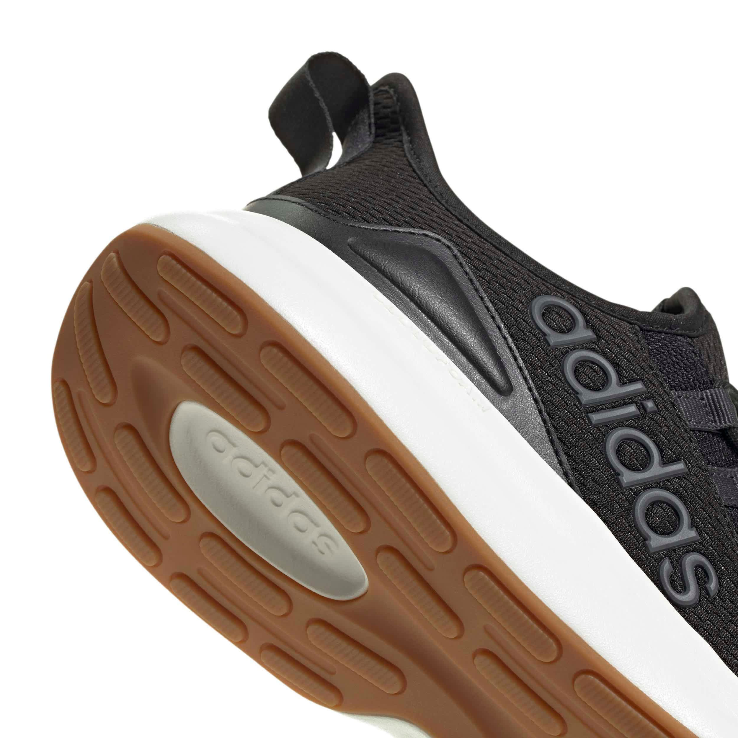 ADIDAS-MENS LITE RACER ADAPT 8.0 ELASTIC LACE SHOE-BLACK & GREY