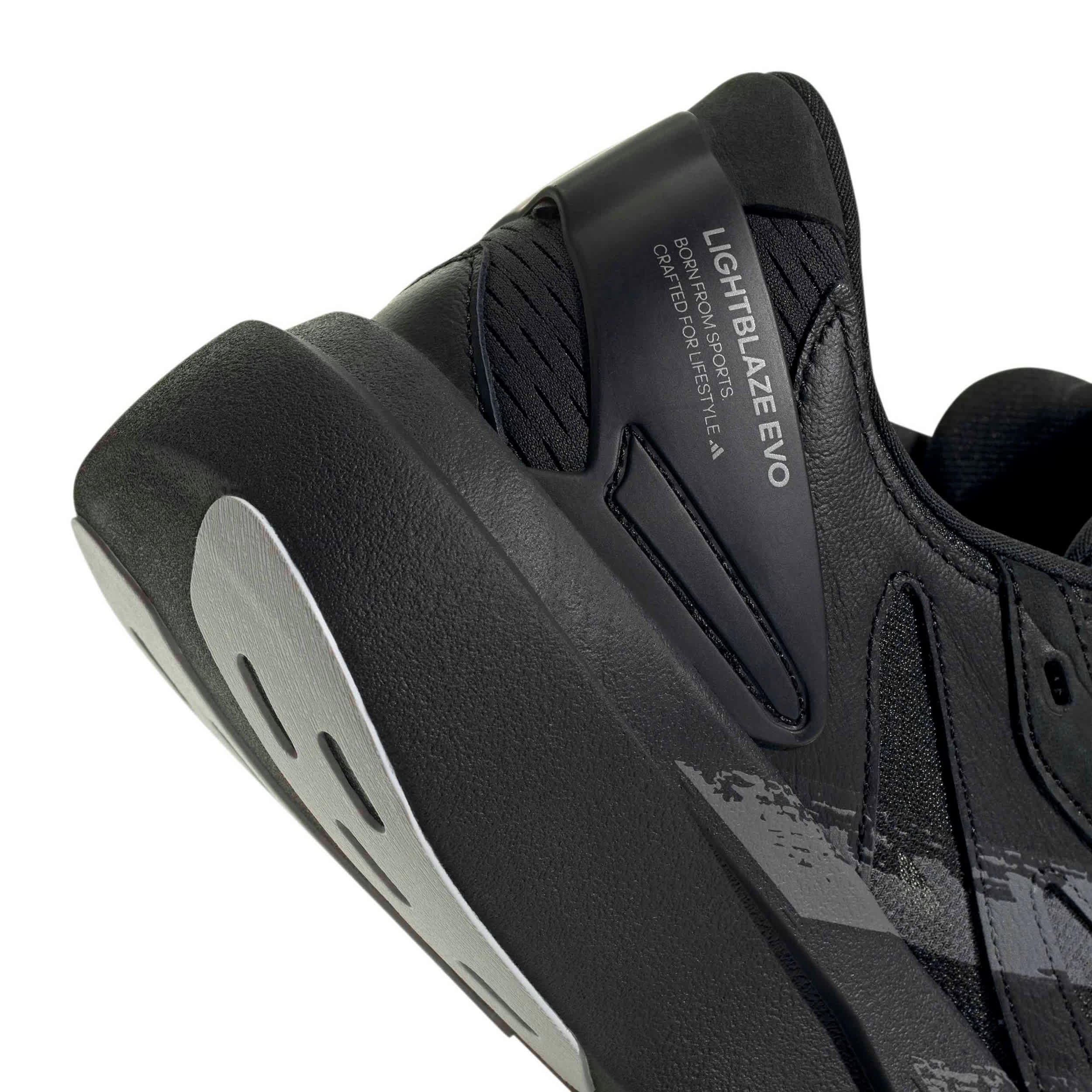 ADIDAS-MENS LIGHTBLAZE EVO SL SNEAKER-BLACK & SILVER
