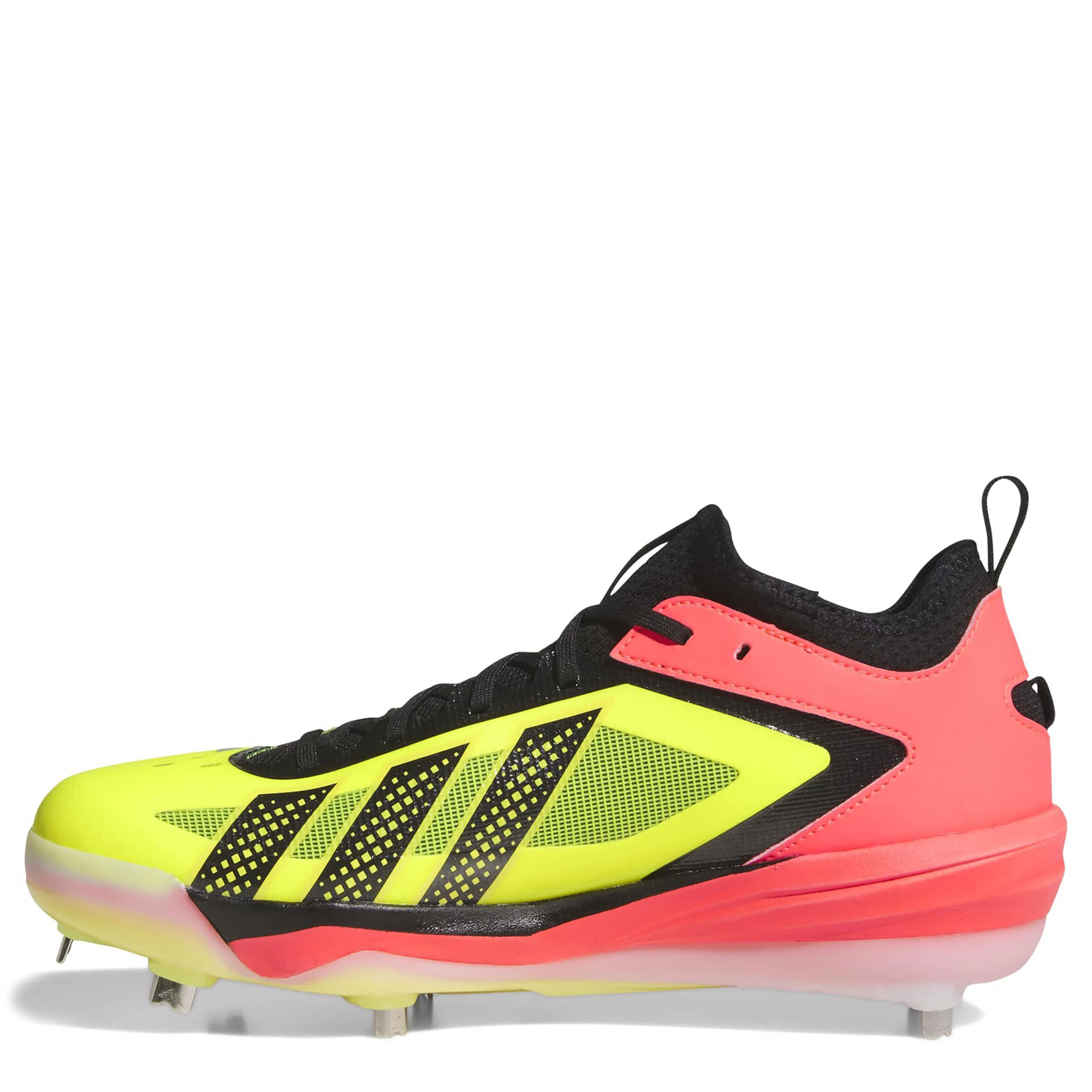 ADIDAS-UNISEX ADIZERO IMPACT 3.0 BASEBALL CLEATS-YELLOW & BLACK
