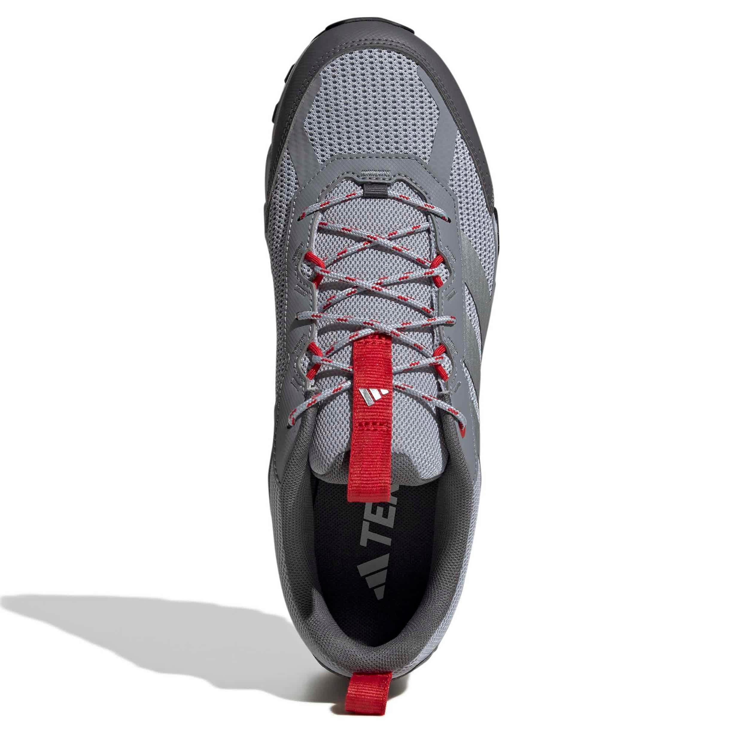 ADIDAS-MENS TERREX ROCKADIA TRAIL RUNNING SHOE-SILVER & RED