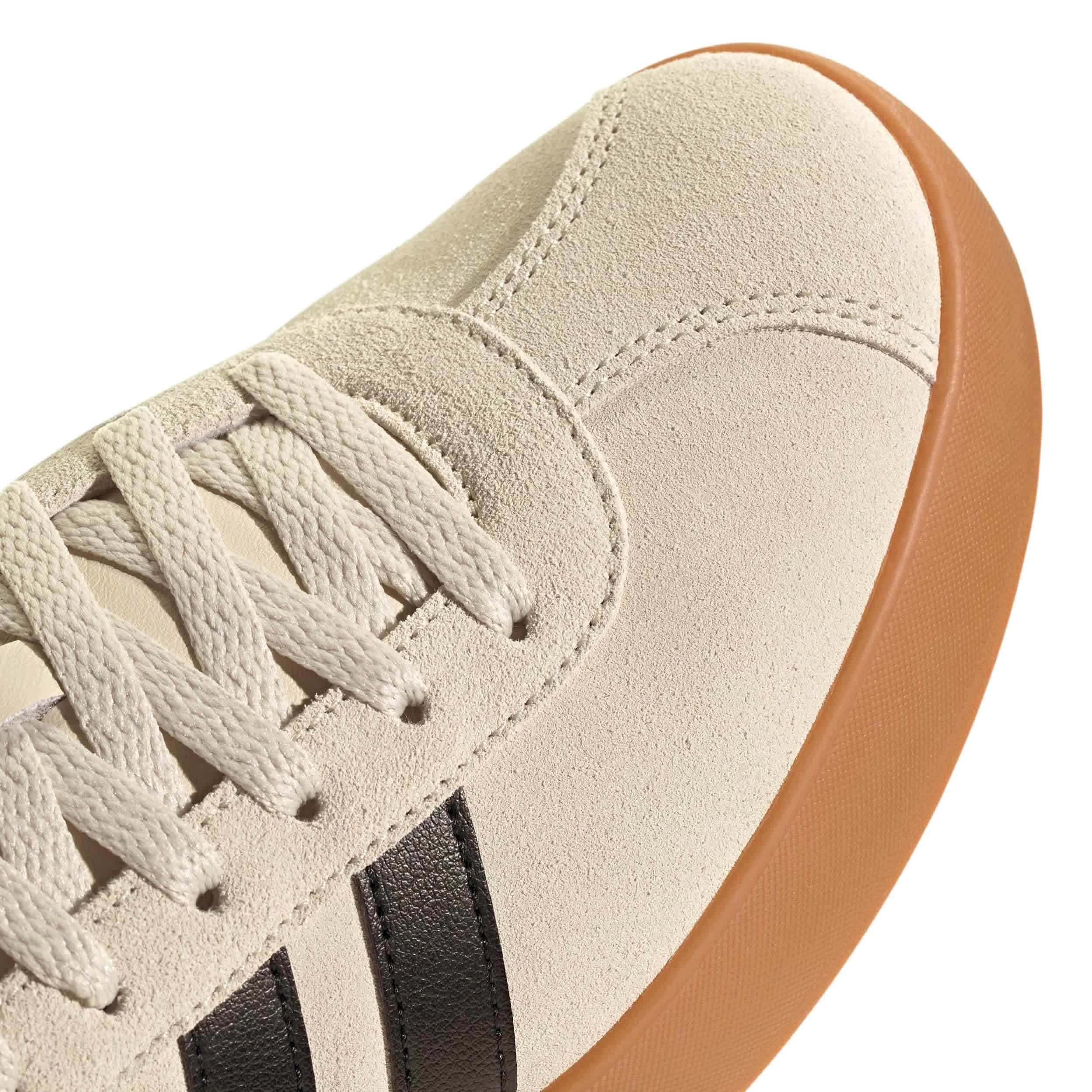 ADIDAS-MENS VL COURT 3.0 SNEAKER-BEIGE & BLACK
