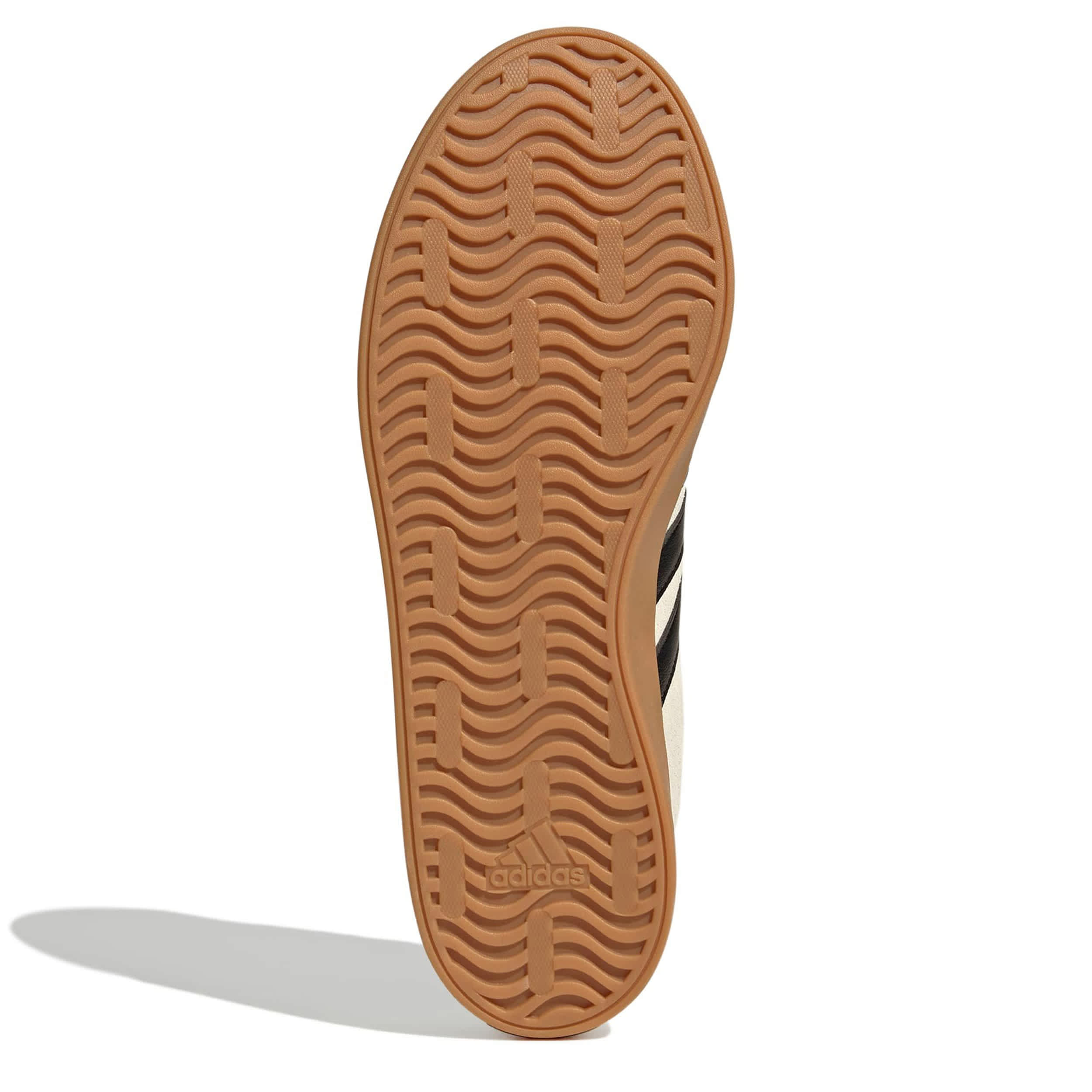ADIDAS-MENS VL COURT 3.0 SNEAKER-BEIGE & BLACK