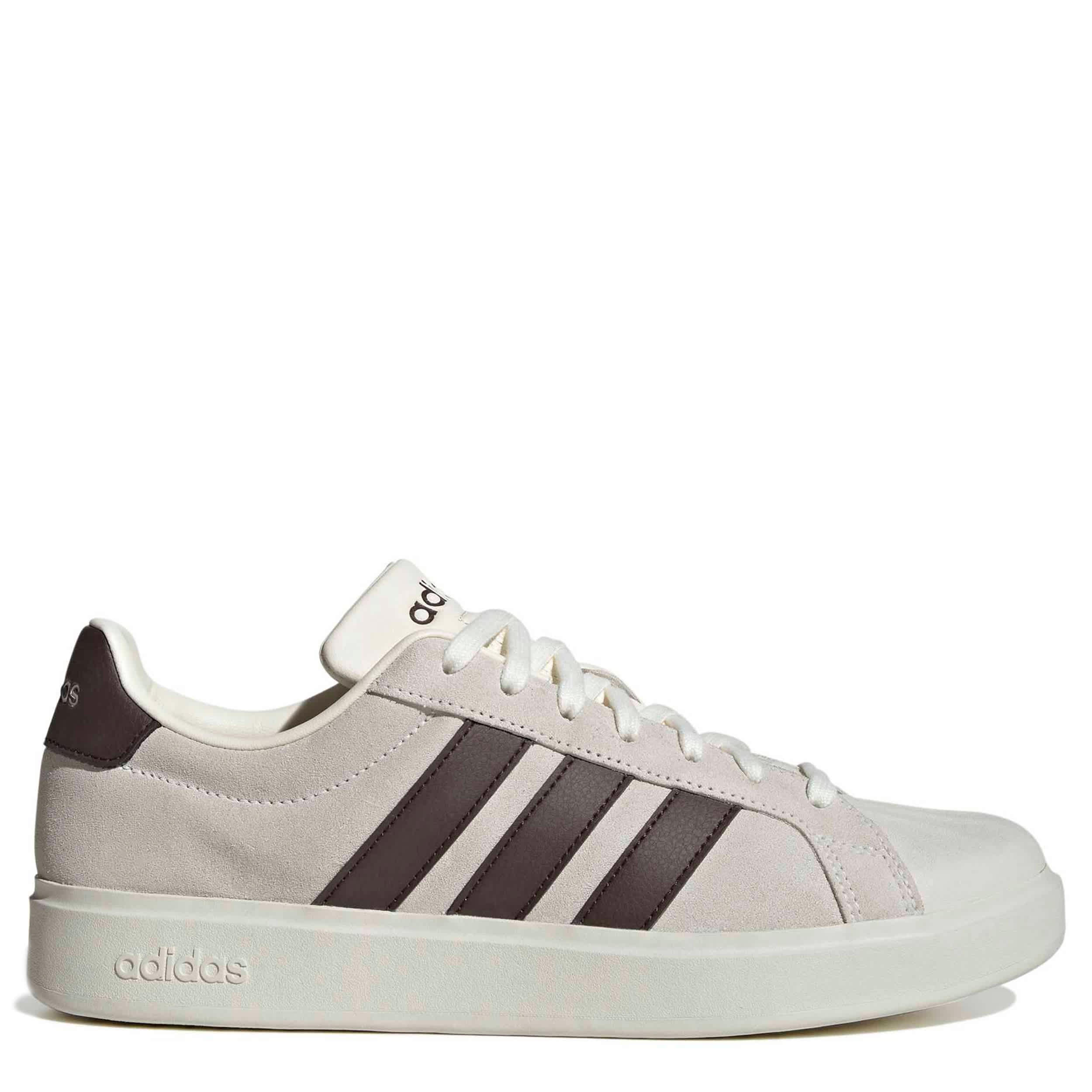ADIDAS-MENS STREETALK SNEAKER-OFF WHITE & DARK BROWN