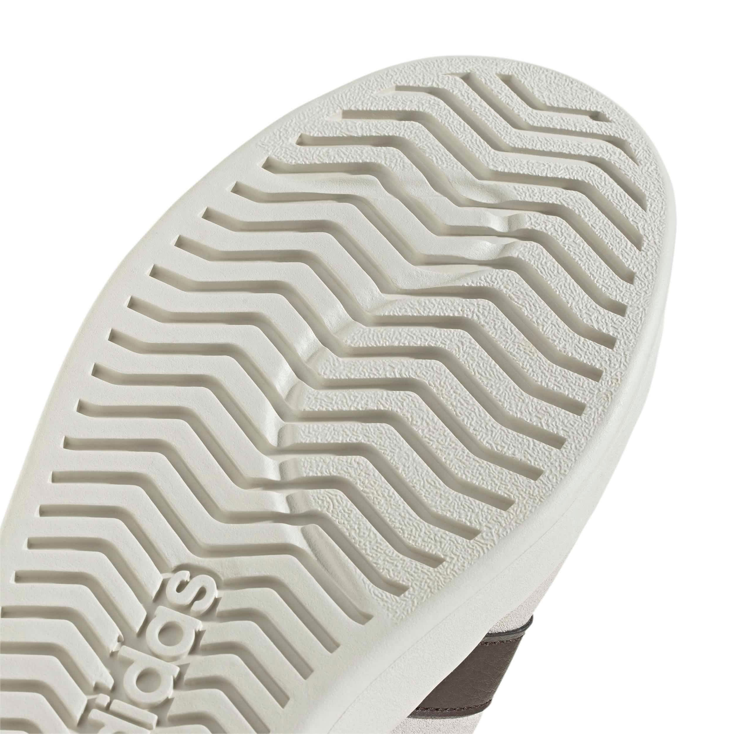 ADIDAS-MENS STREETALK SNEAKER-OFF WHITE & DARK BROWN