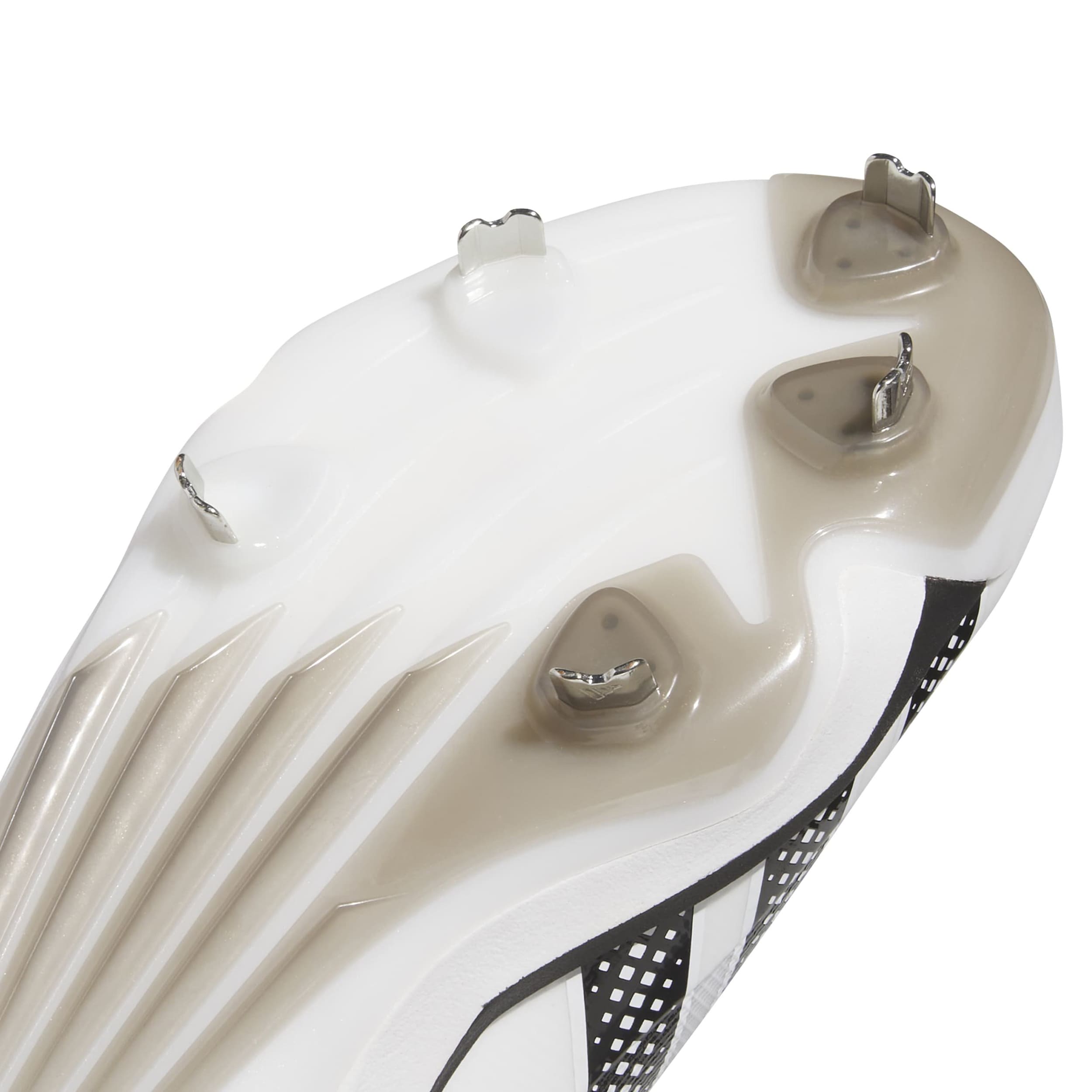 ADIDAS-UNISEX ADIZERO IMPACT 3.0 BASEBALL CLEATS-WHITE & BLACK
