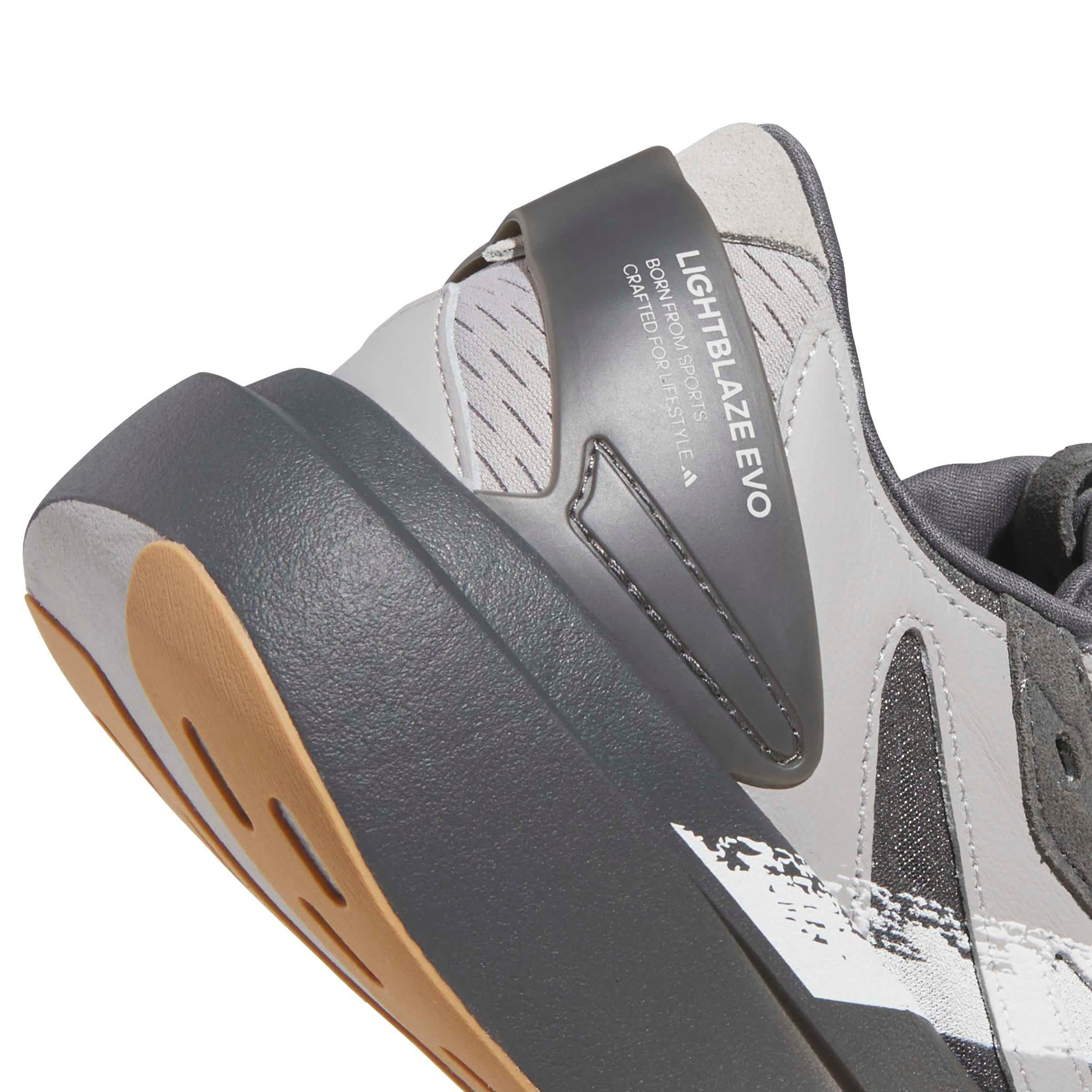 ADIDAS-MENS LIGHTBALZE EVO SL SNEAKER-GREY & WHITE