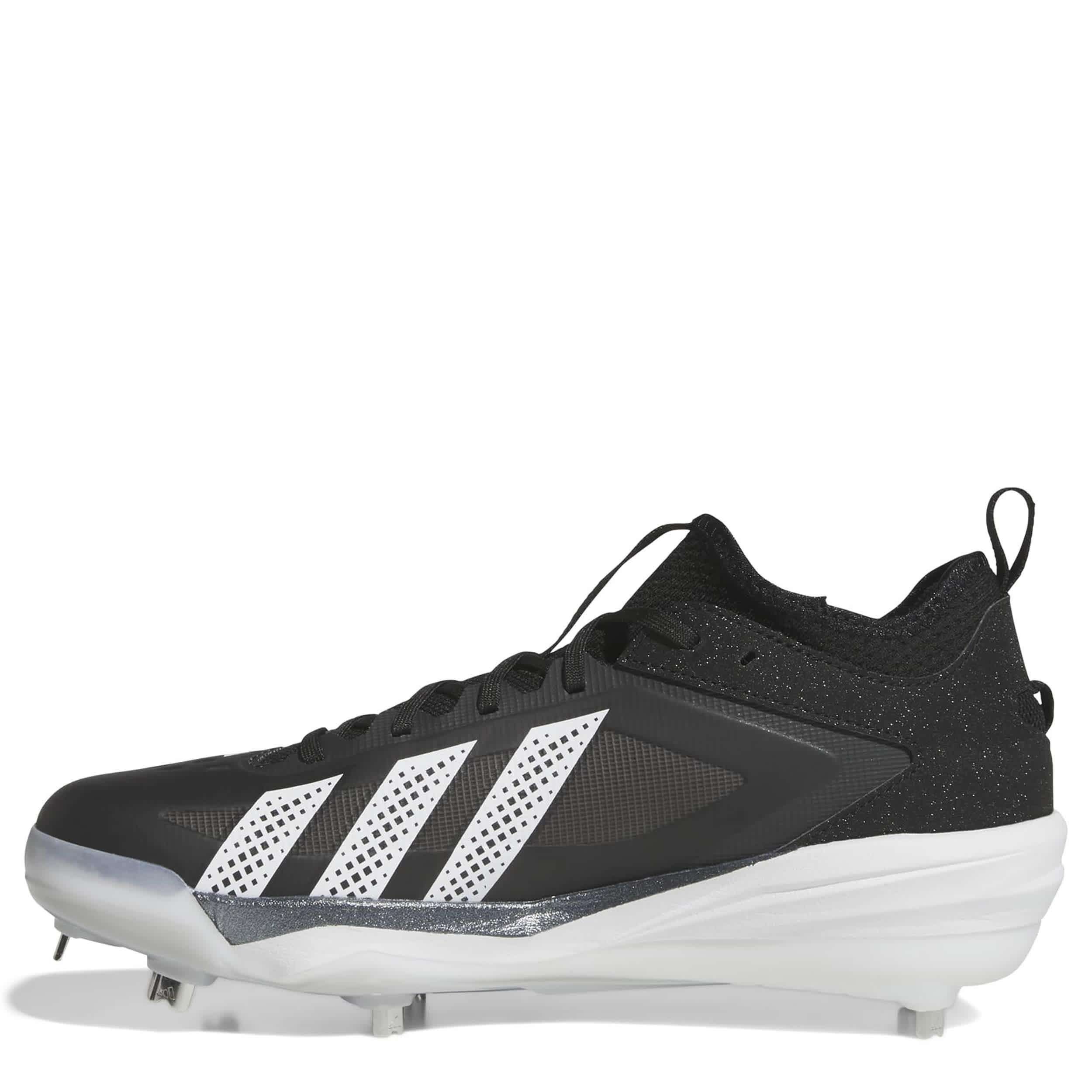 ADIDAS-UNISEX ADIZERO IMPACT 3.0 BASEBALL CLEATS-BLACK & WHITE