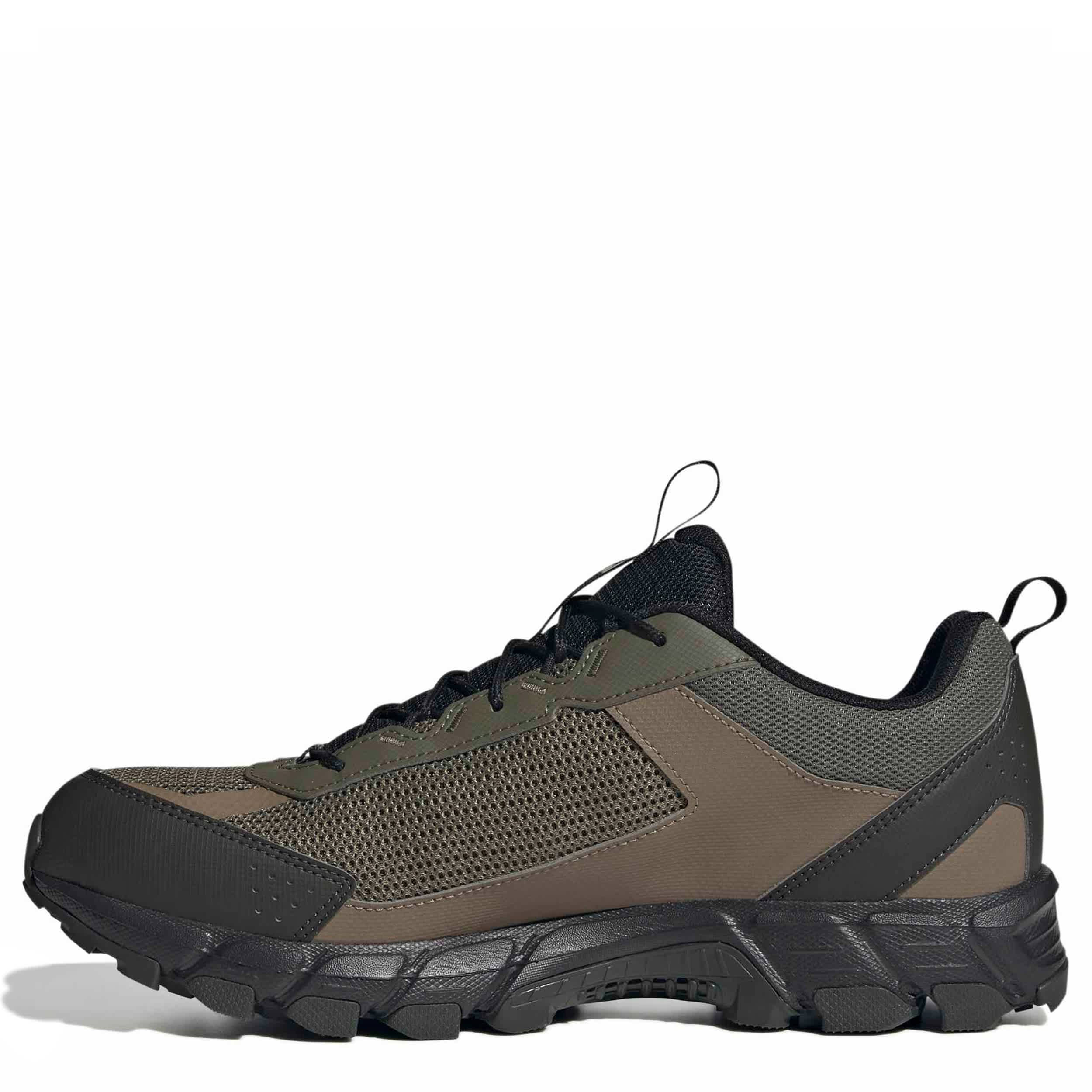 ADIDAS-MENS TERREX ROCKADIA TRAIL RUNNING SHOE-OLIVE & BLACK