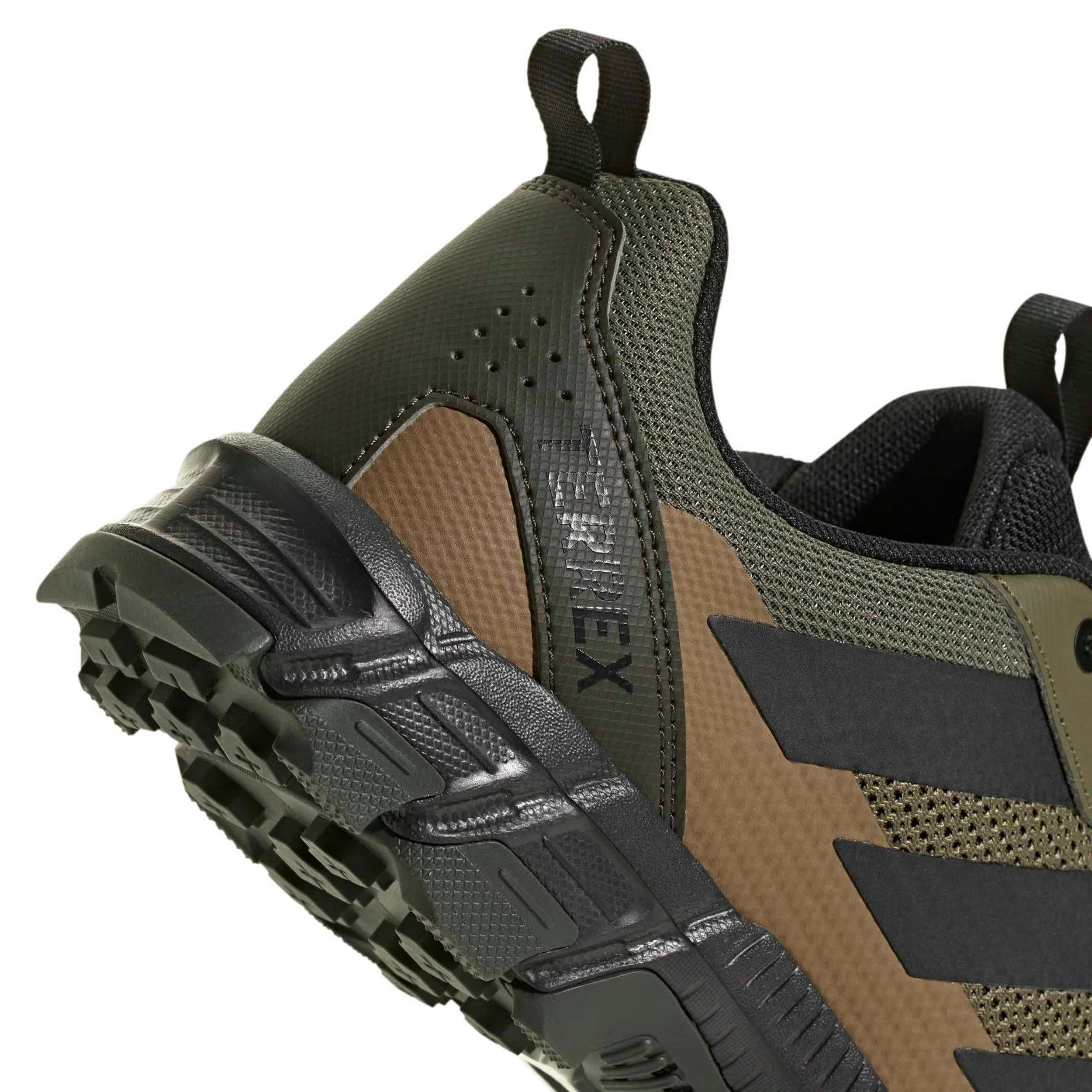 ADIDAS-MENS TERREX ROCKADIA TRAIL RUNNING SHOE-OLIVE & BLACK