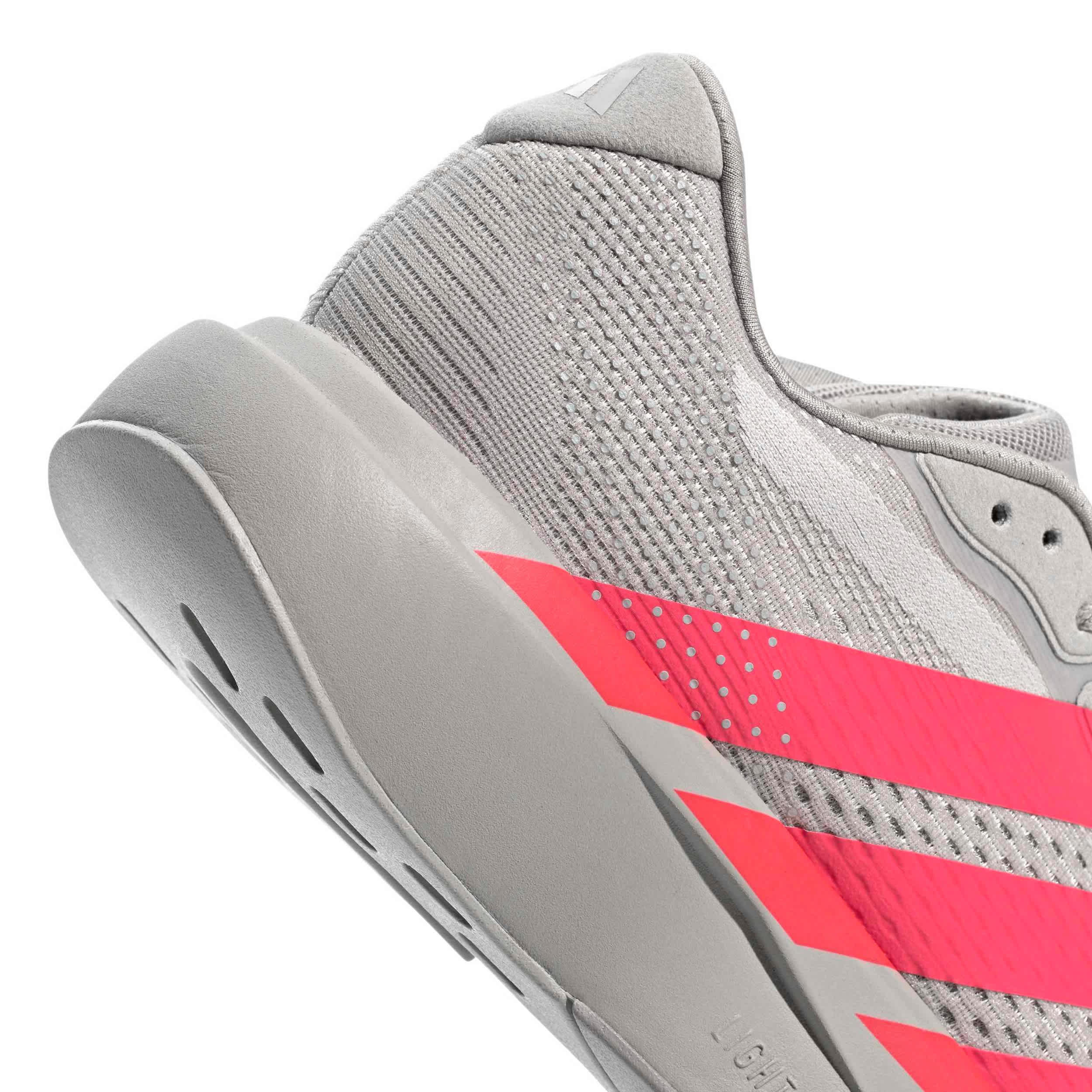 ADIDAS-MENS DURAMO SPEED 2 RUNNING SHOE-GREY & RED