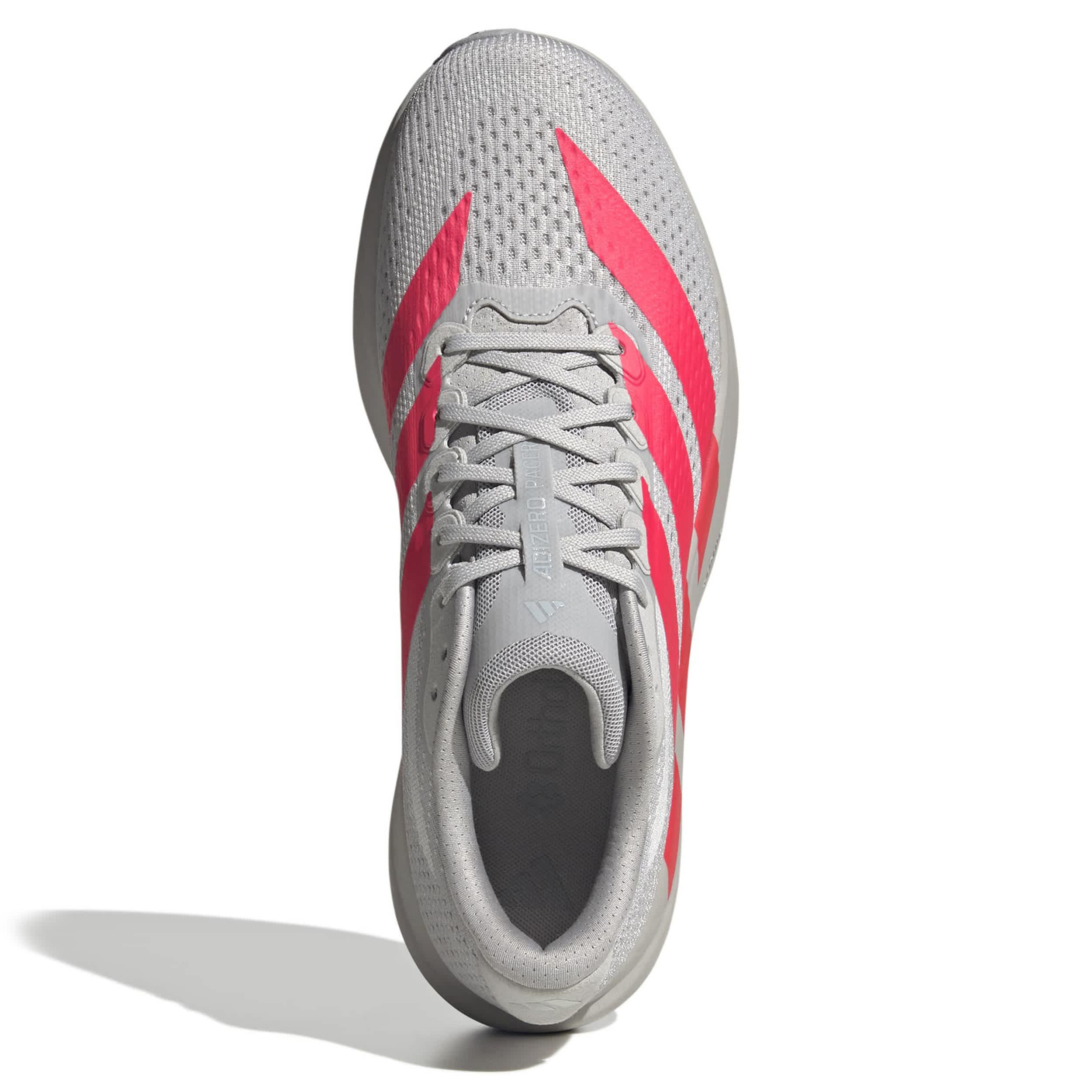 ADIDAS-MENS DURAMO SPEED 2 RUNNING SHOE-GREY & RED