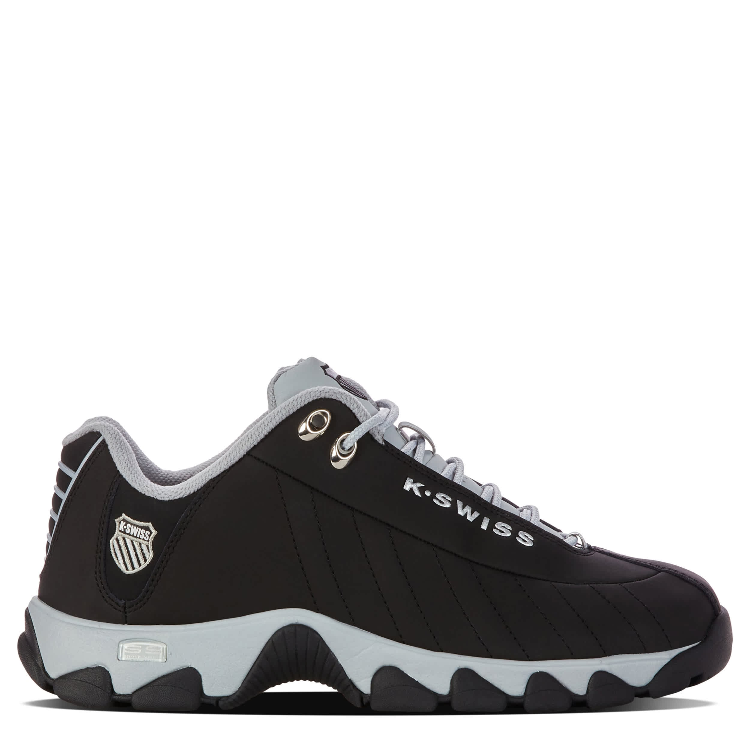 K-SWISS-MENS ST-329 CMF SNEAKER-BLACK & WHITE