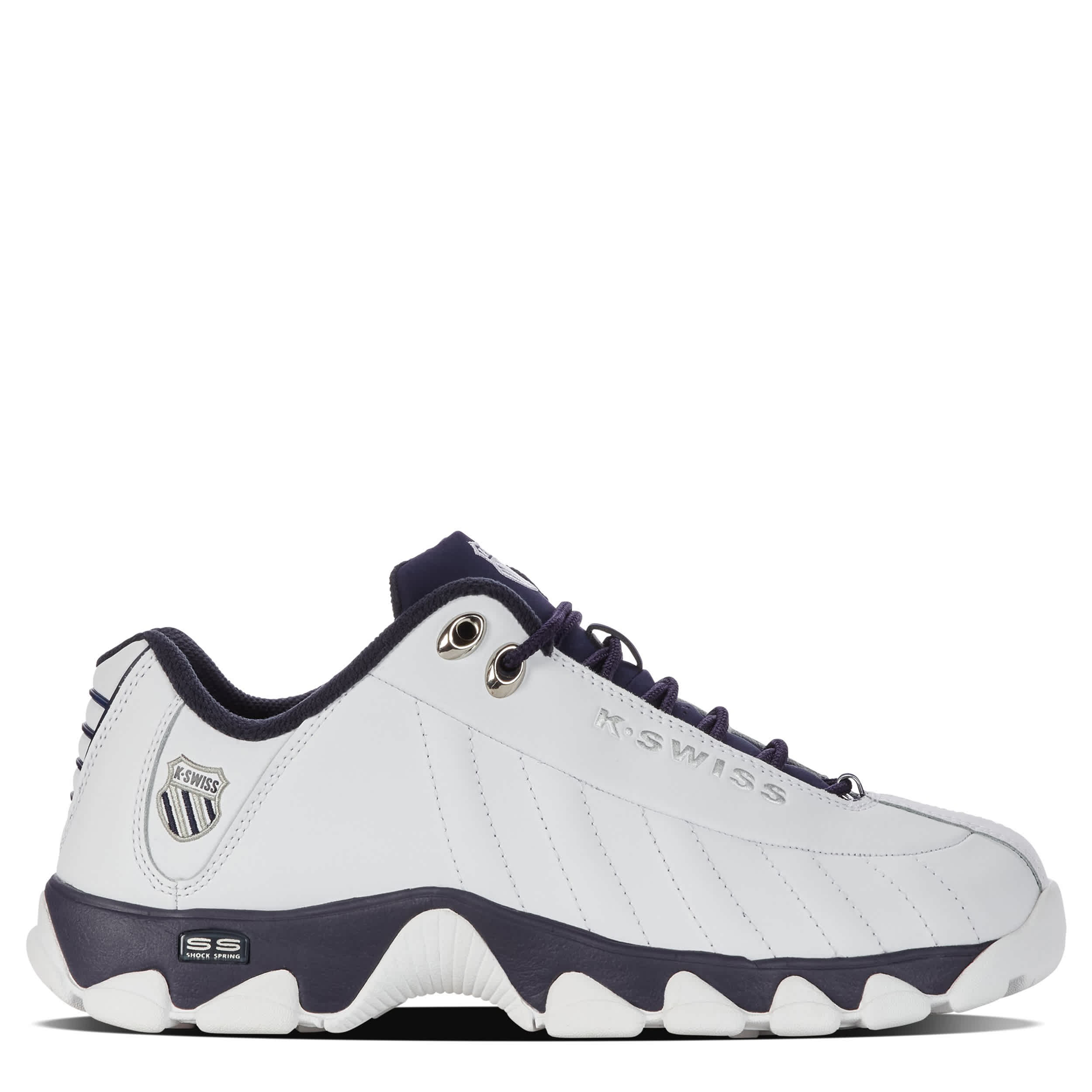 K-SWISS-MENS ST-329 CMF SNEAKER-WHITE & BLACK