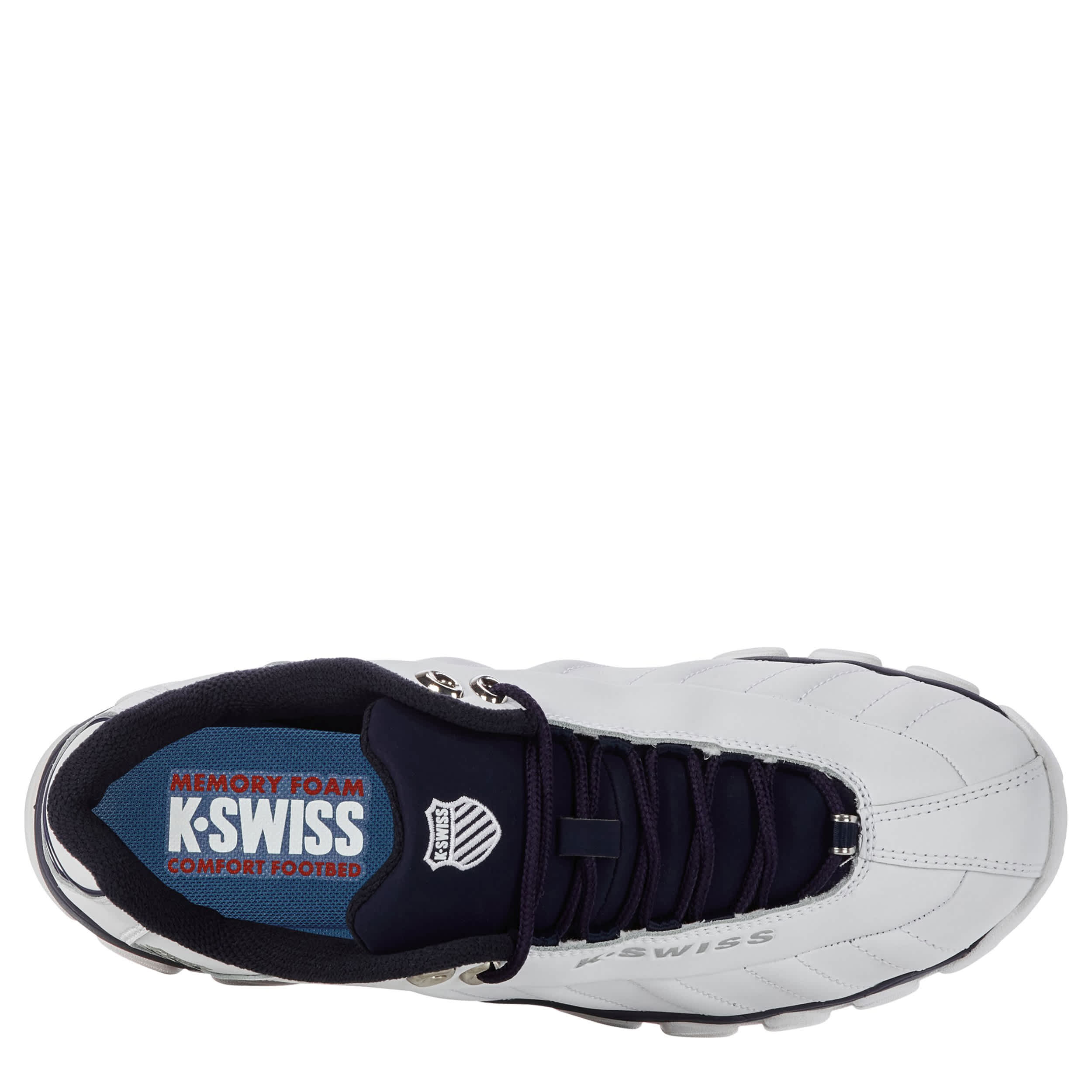 K-SWISS-MENS ST-329 CMF SNEAKER-WHITE & BLACK