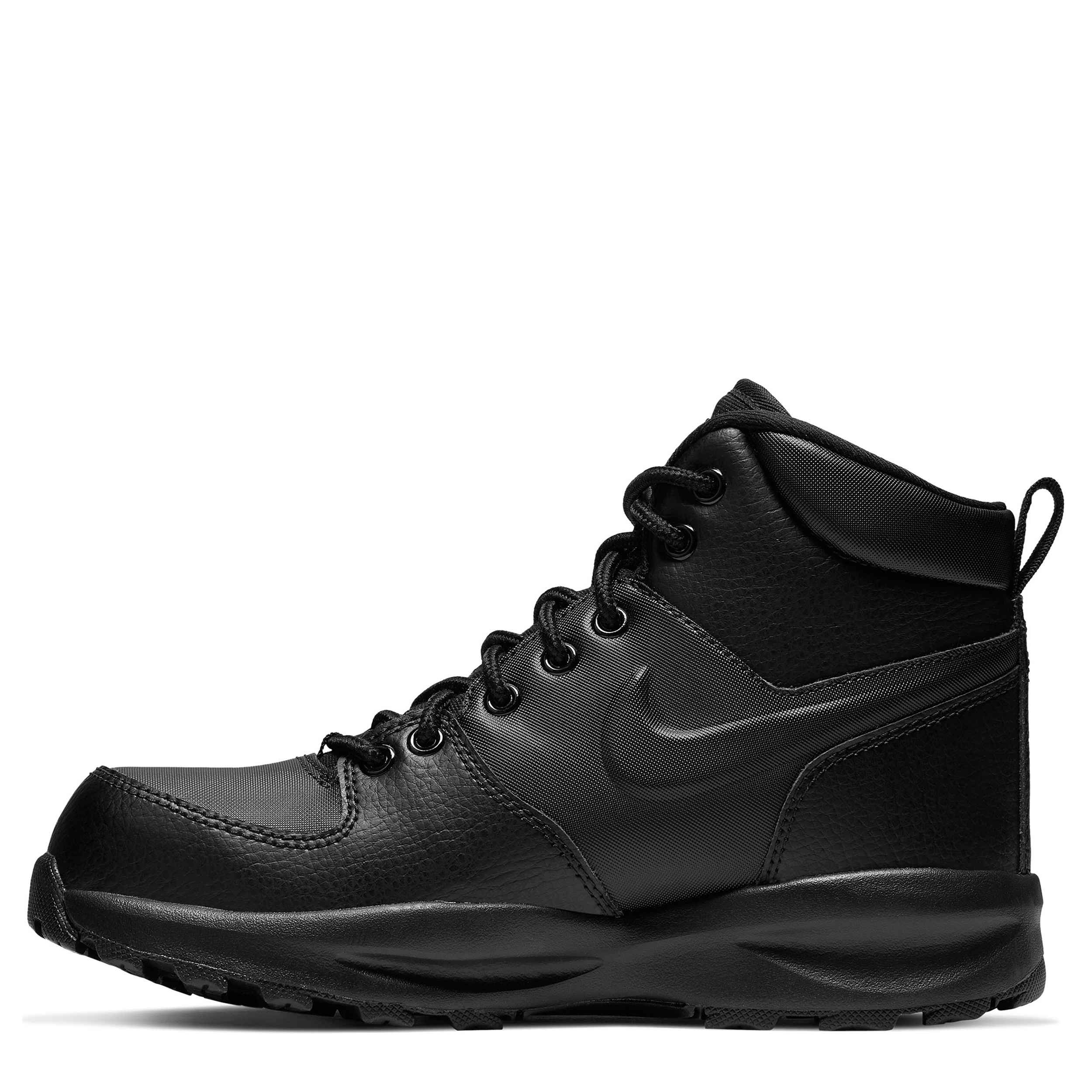 NIKE-BOYS BIG KID MANOA BOOT-BLACK & BLACK