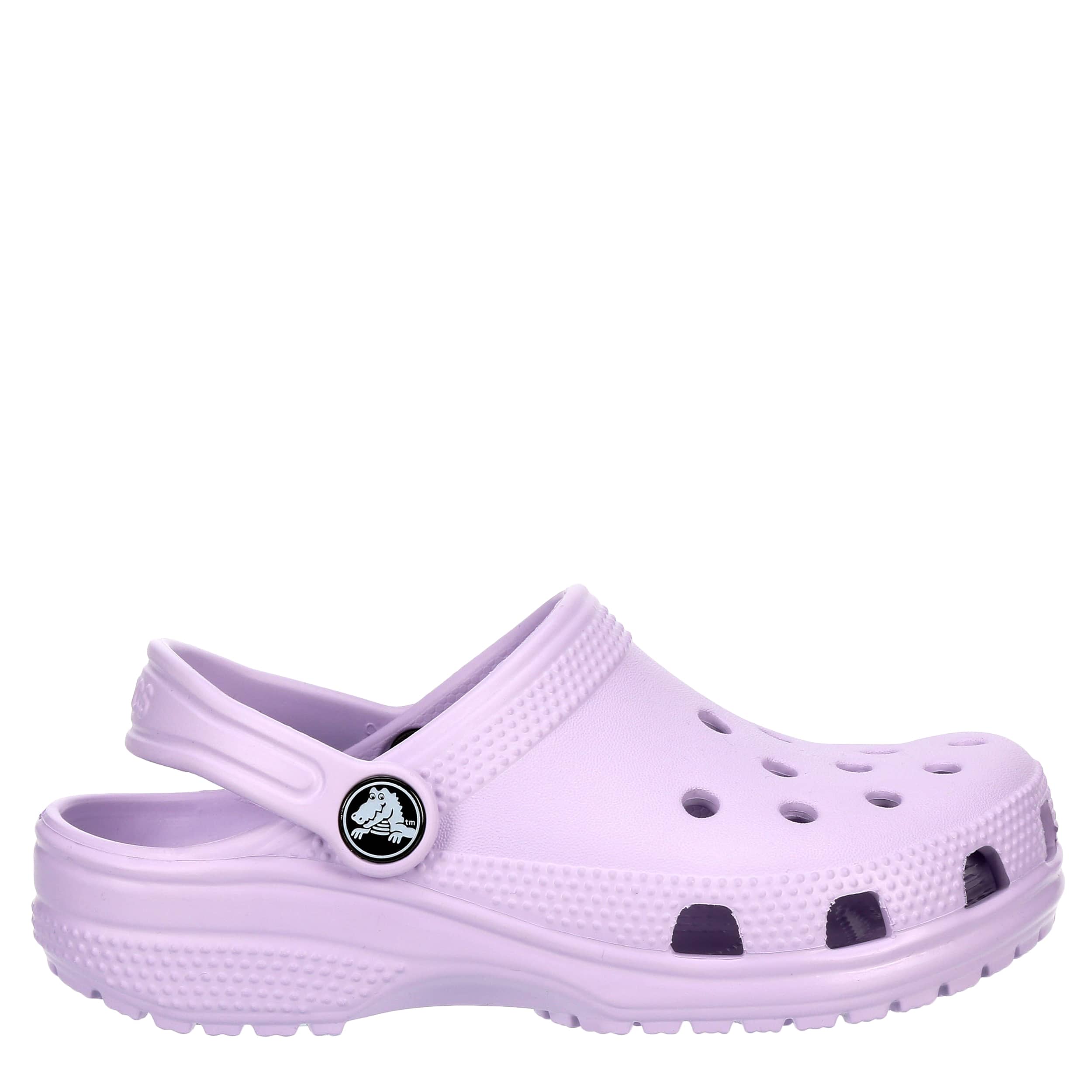 CROCS-GIRLS LITTLE-BIG KID CLASSIC CLOG-PURPLE & PURPLE