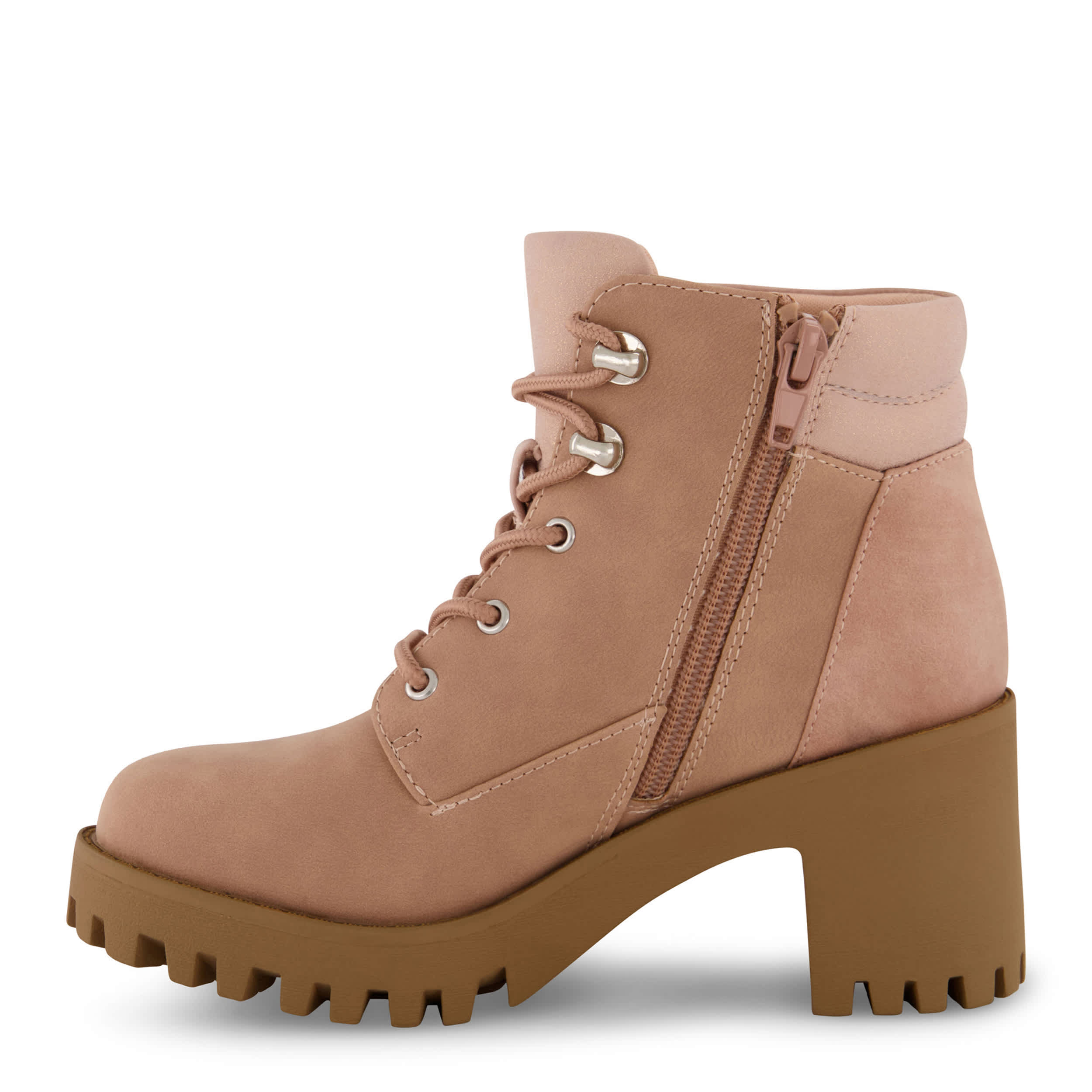 MARC FISHER-GIRLS LITTLE-BIG KID MARIKA HIKER LACE UP BOOT-TAN & 