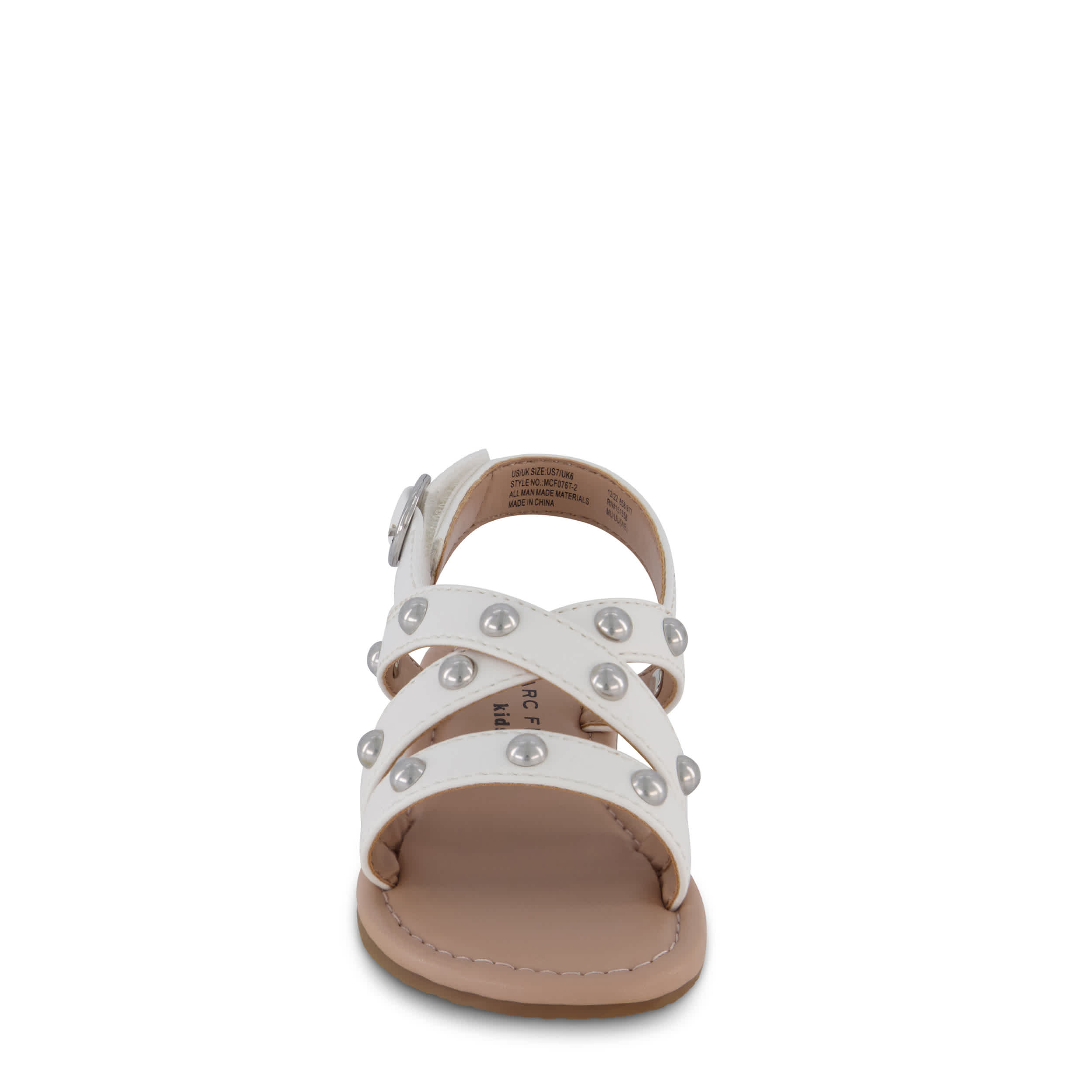 MARC FISHER-GIRLS TODDLER RILEY BRYTE SANDAL-WHITE & 