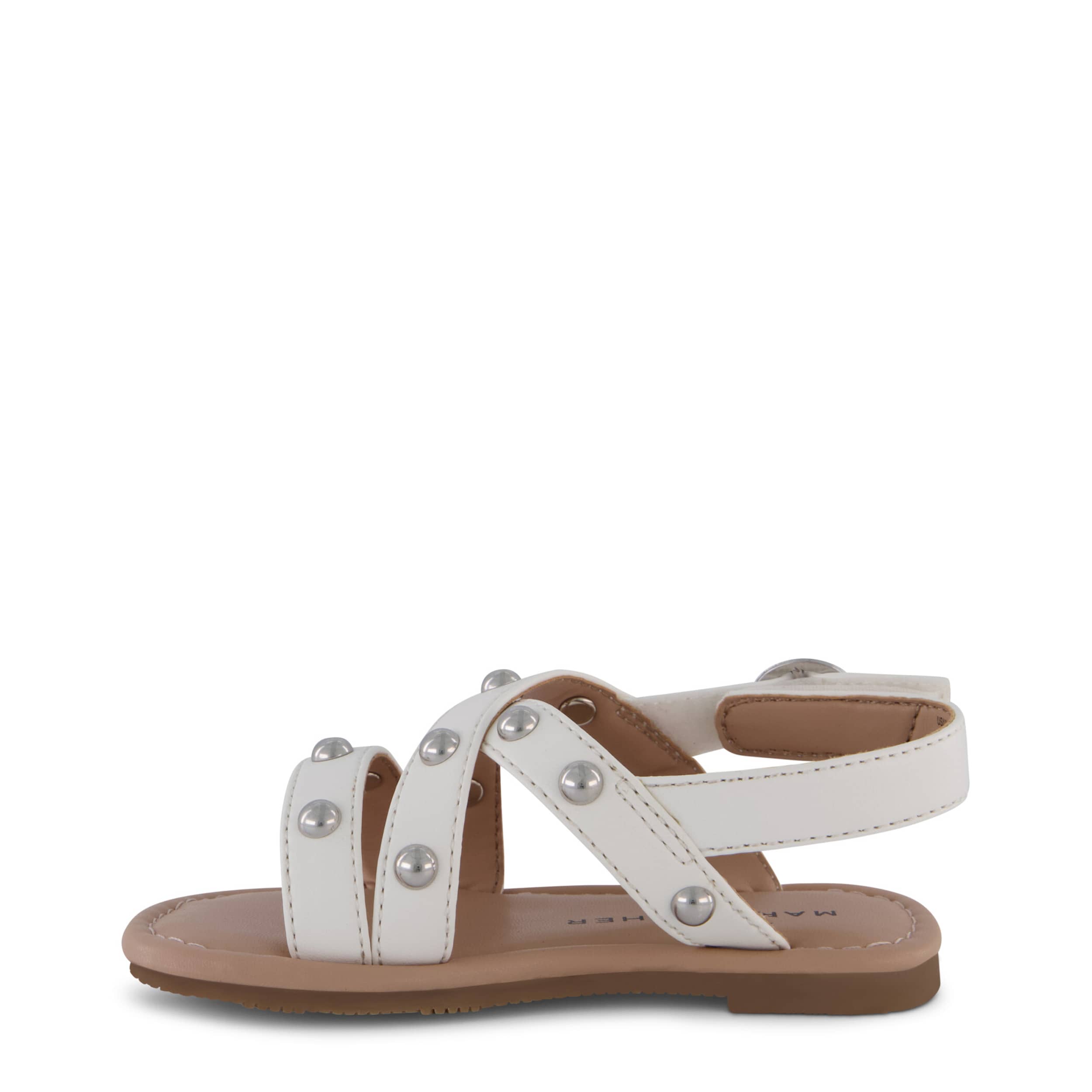 MARC FISHER-GIRLS TODDLER RILEY BRYTE SANDAL-WHITE & 