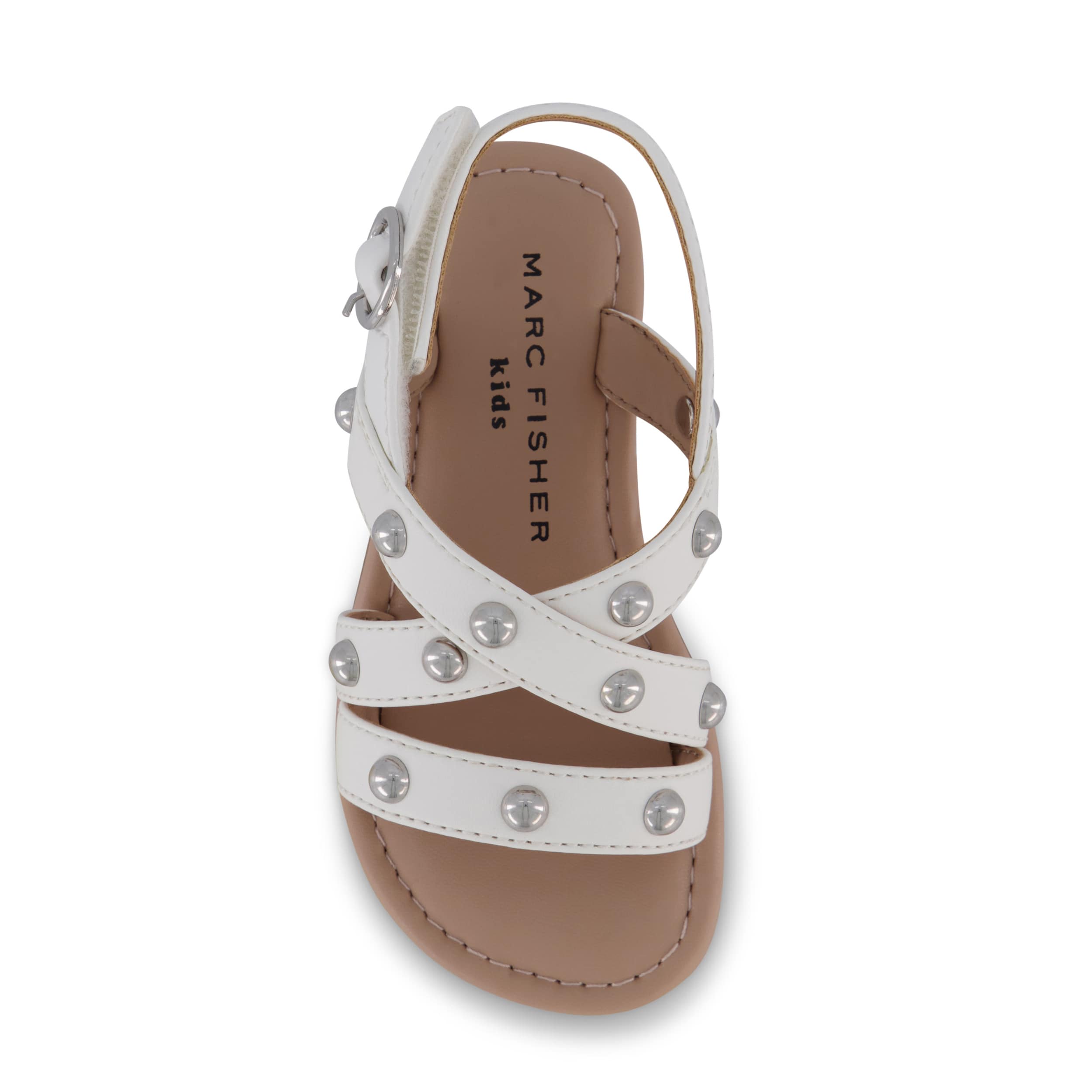 MARC FISHER-GIRLS TODDLER RILEY BRYTE SANDAL-WHITE & 