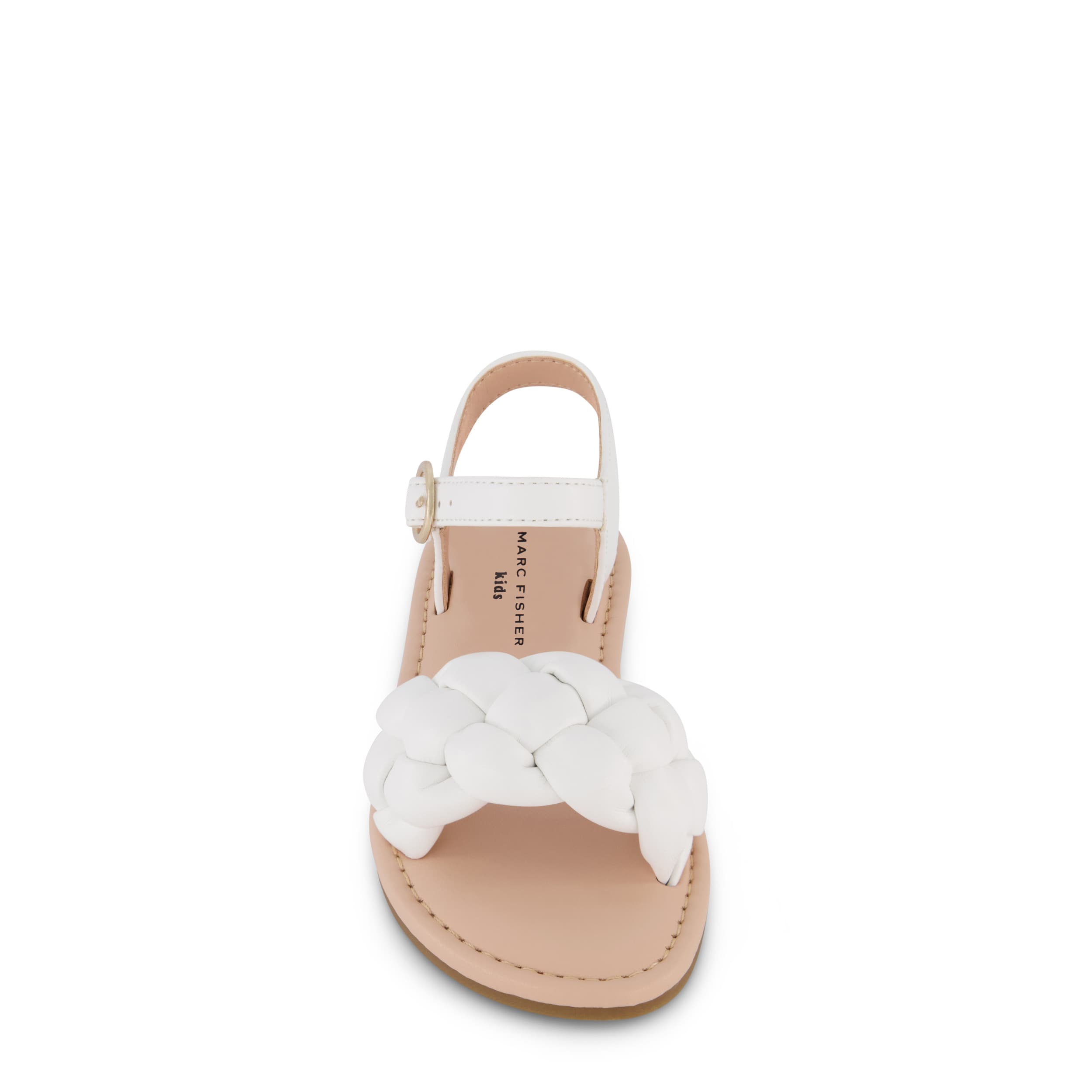 MARC FISHER-GIRLS LITTLE-BIG KID RILEY PUFFY SANDAL-WHITE & 