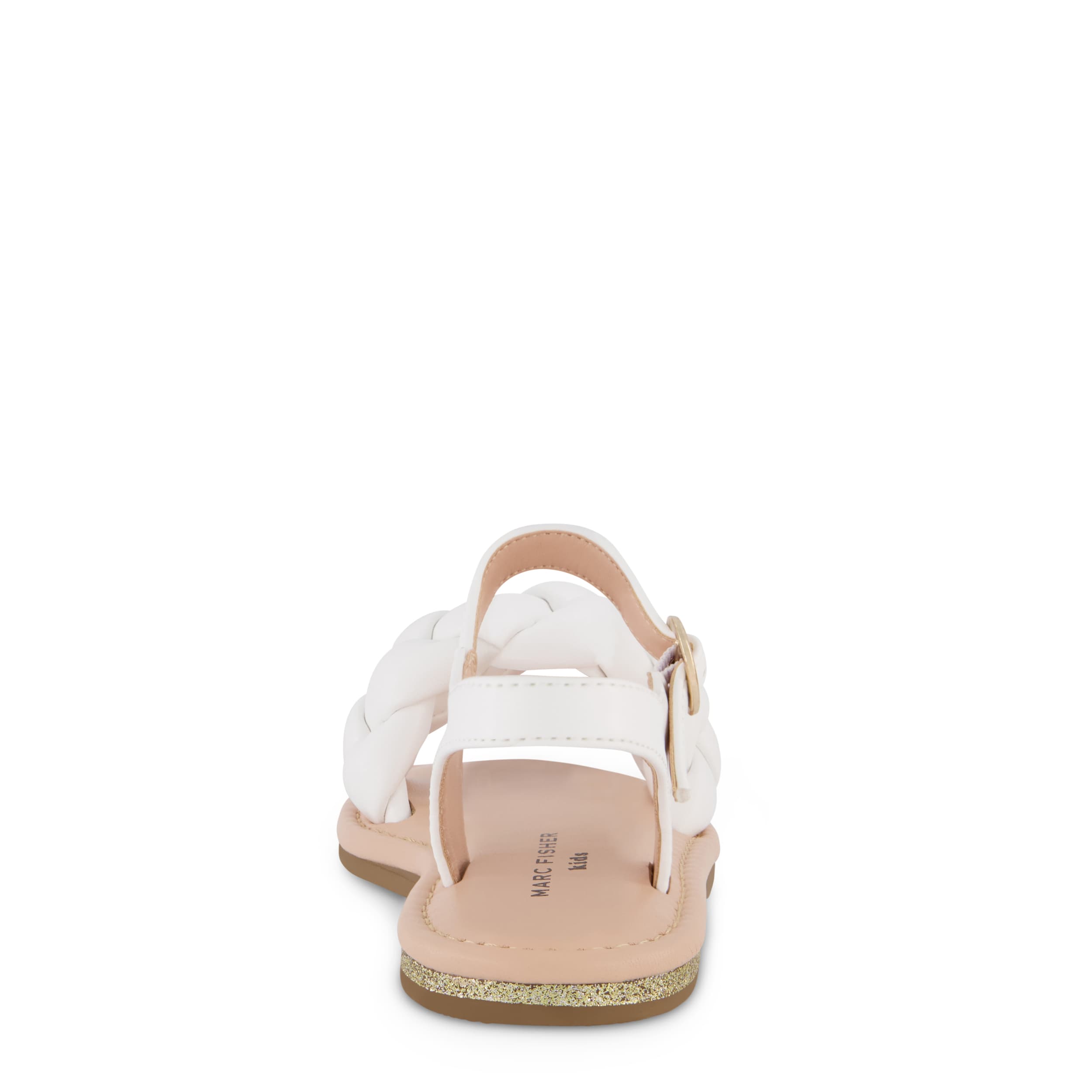 MARC FISHER-GIRLS LITTLE-BIG KID RILEY PUFFY SANDAL-WHITE & 