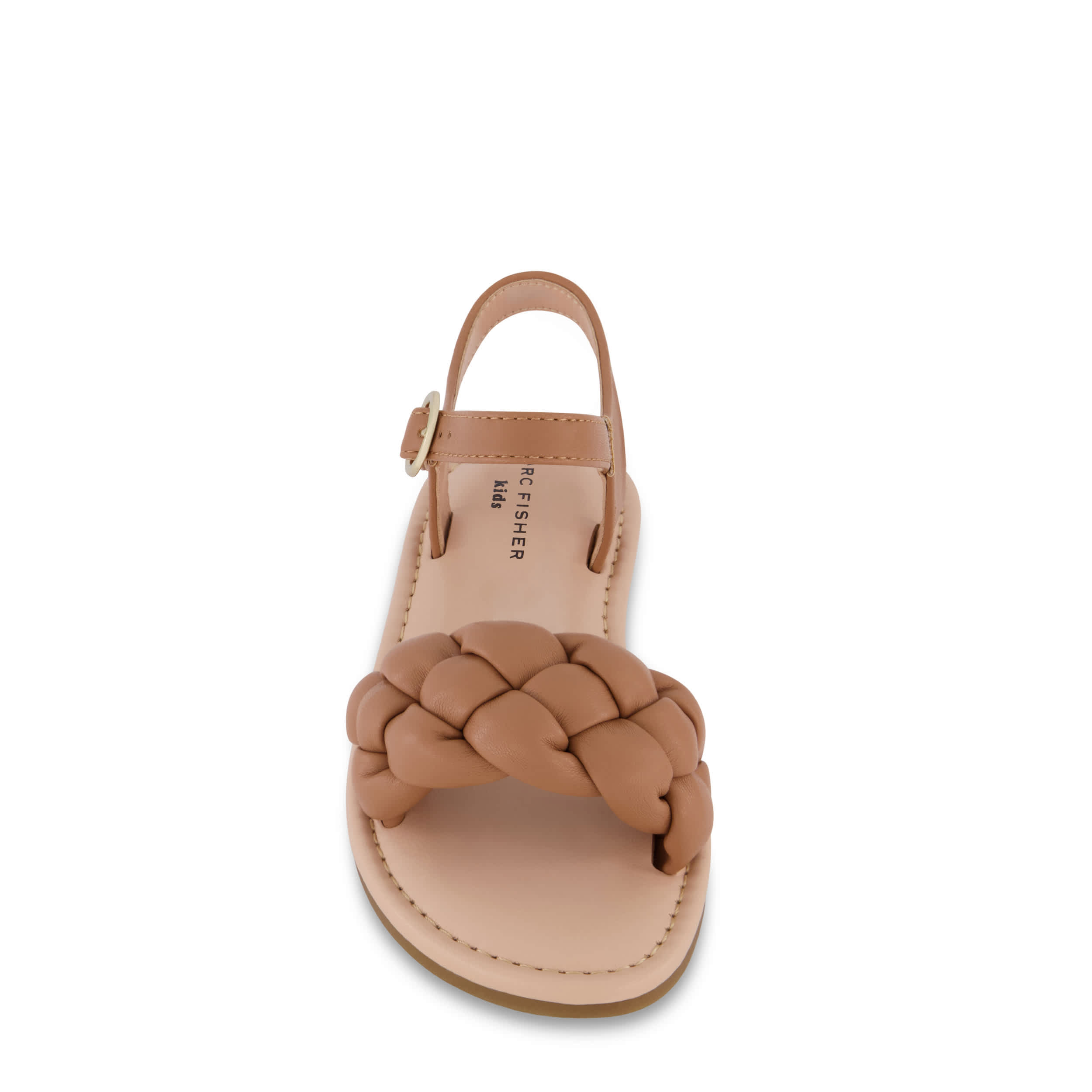 MARC FISHER-GIRLS LITTLE-BIG KID RILEY PUFFY SANDAL-COGNAC & 