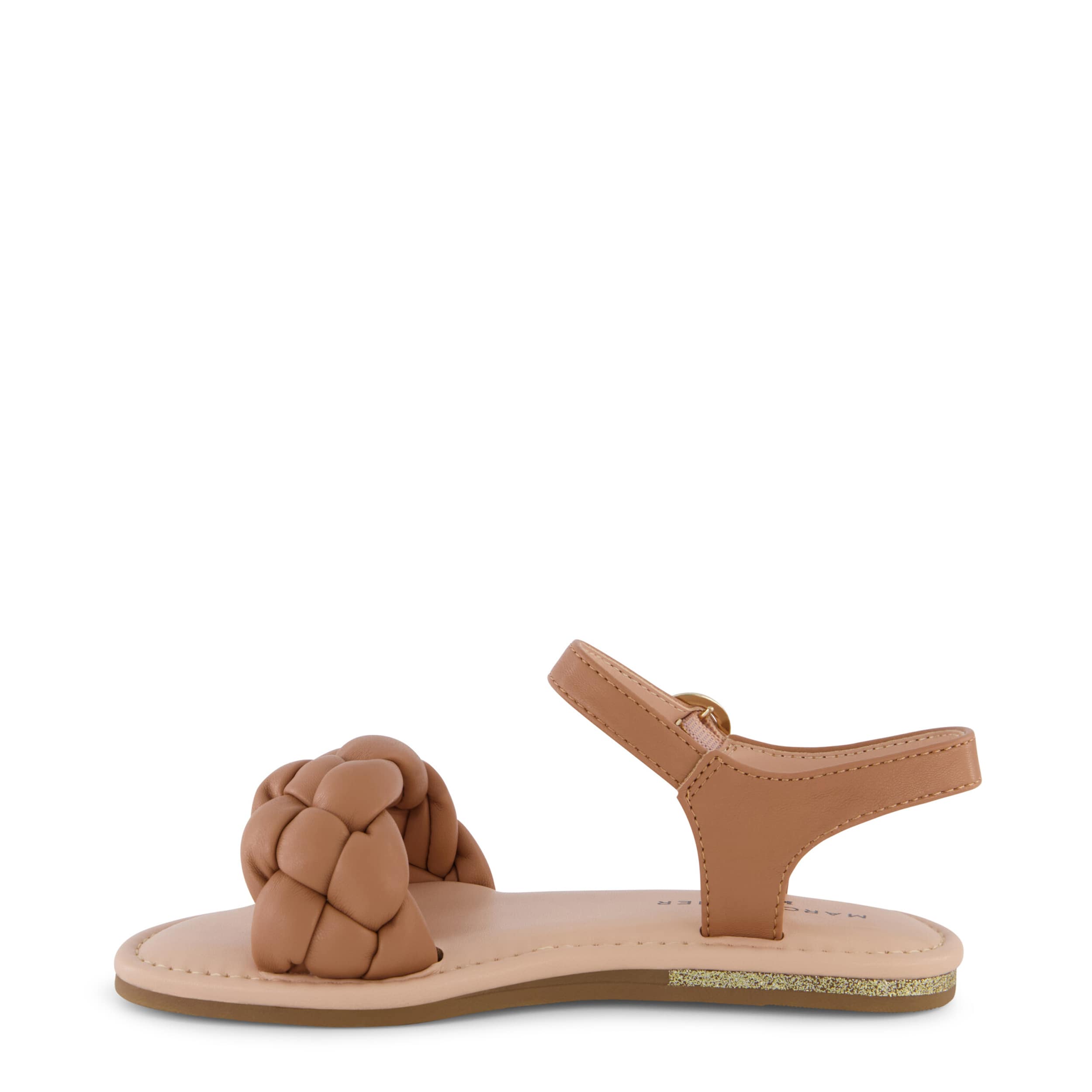 MARC FISHER-GIRLS LITTLE-BIG KID RILEY PUFFY SANDAL-COGNAC & 