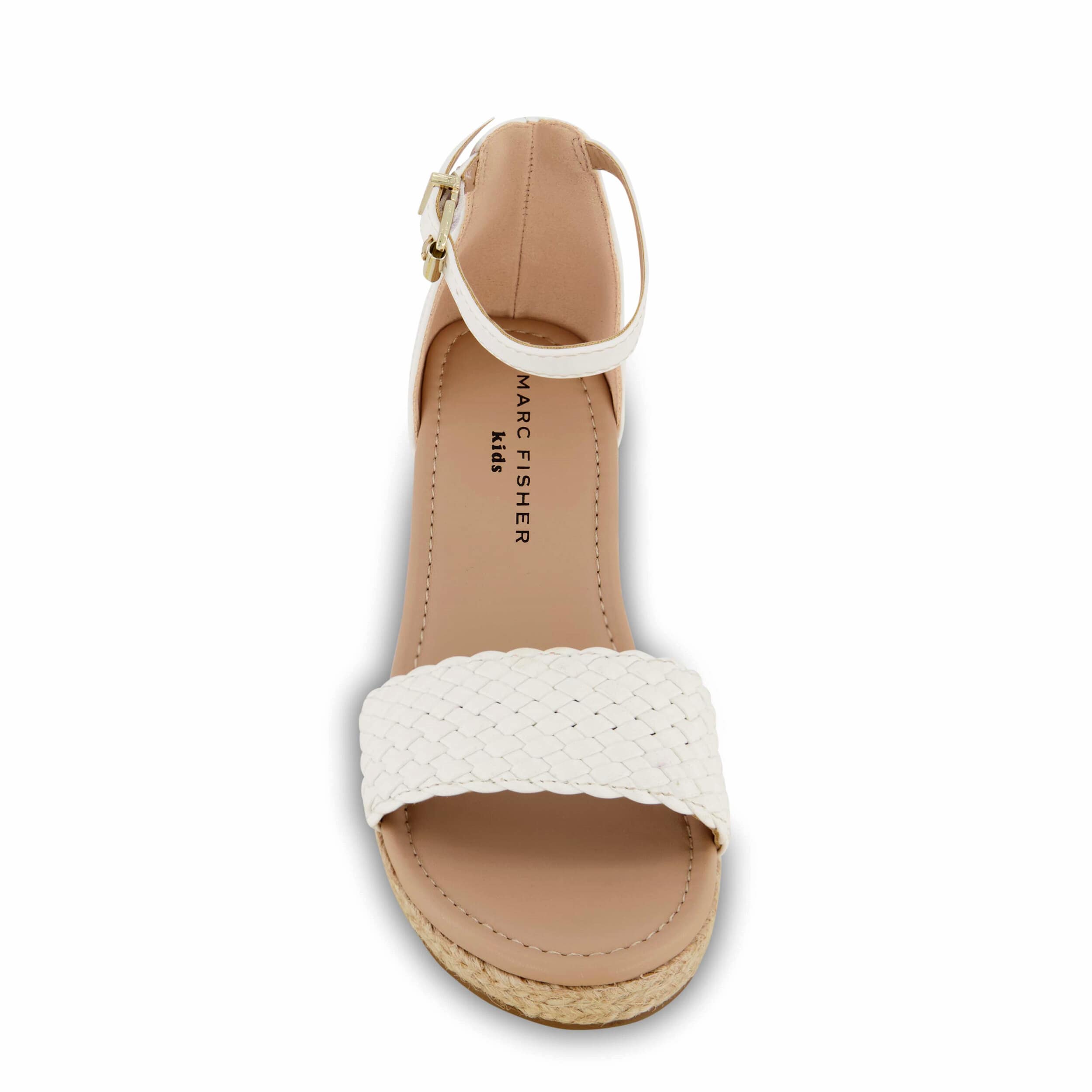 MARC FISHER-GIRLS LITTLE-BIG KID MARREN WEB WEDGE-WHITE & 