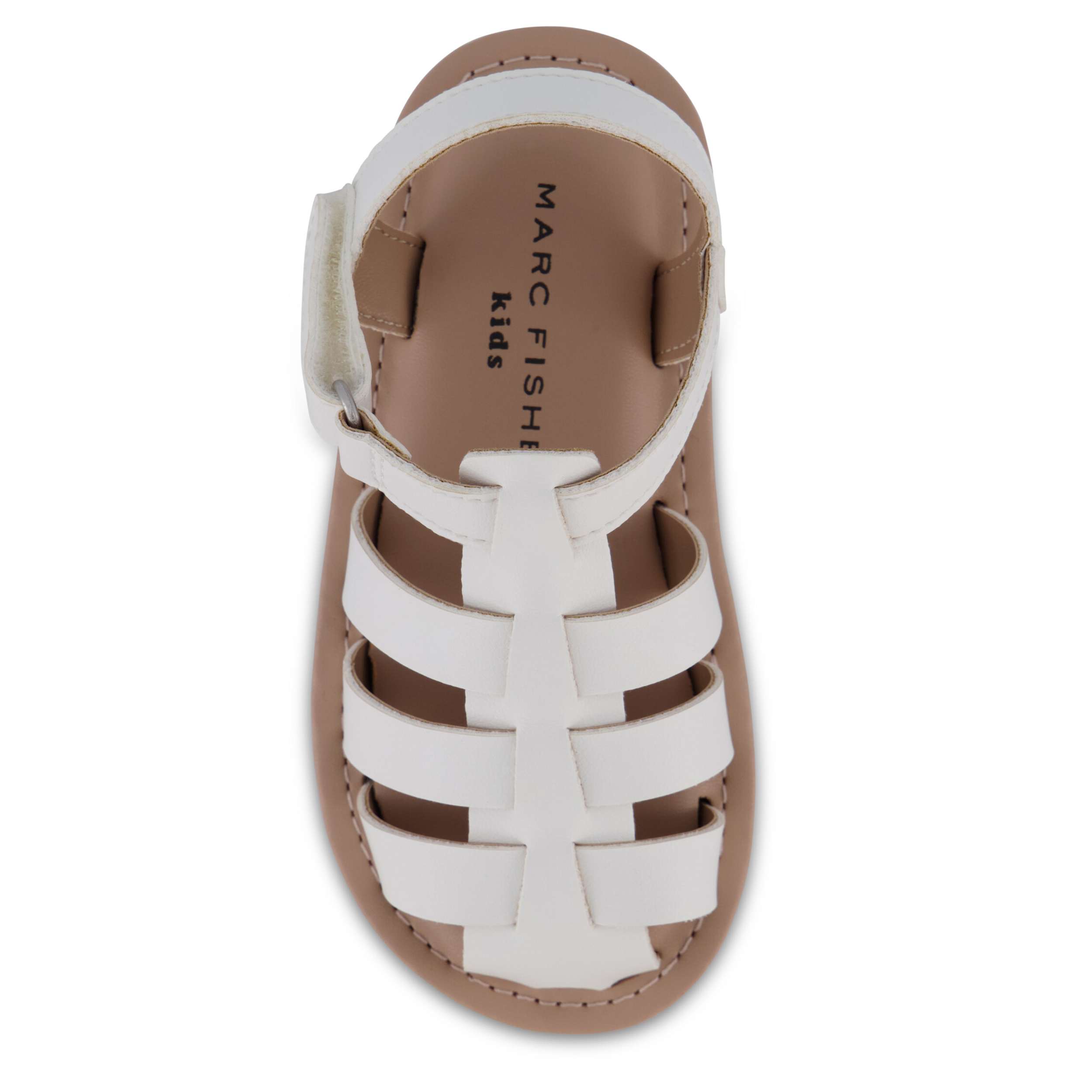 MARC FISHER-GIRLS TODDLER APPLE SANDAL-WHITE & 