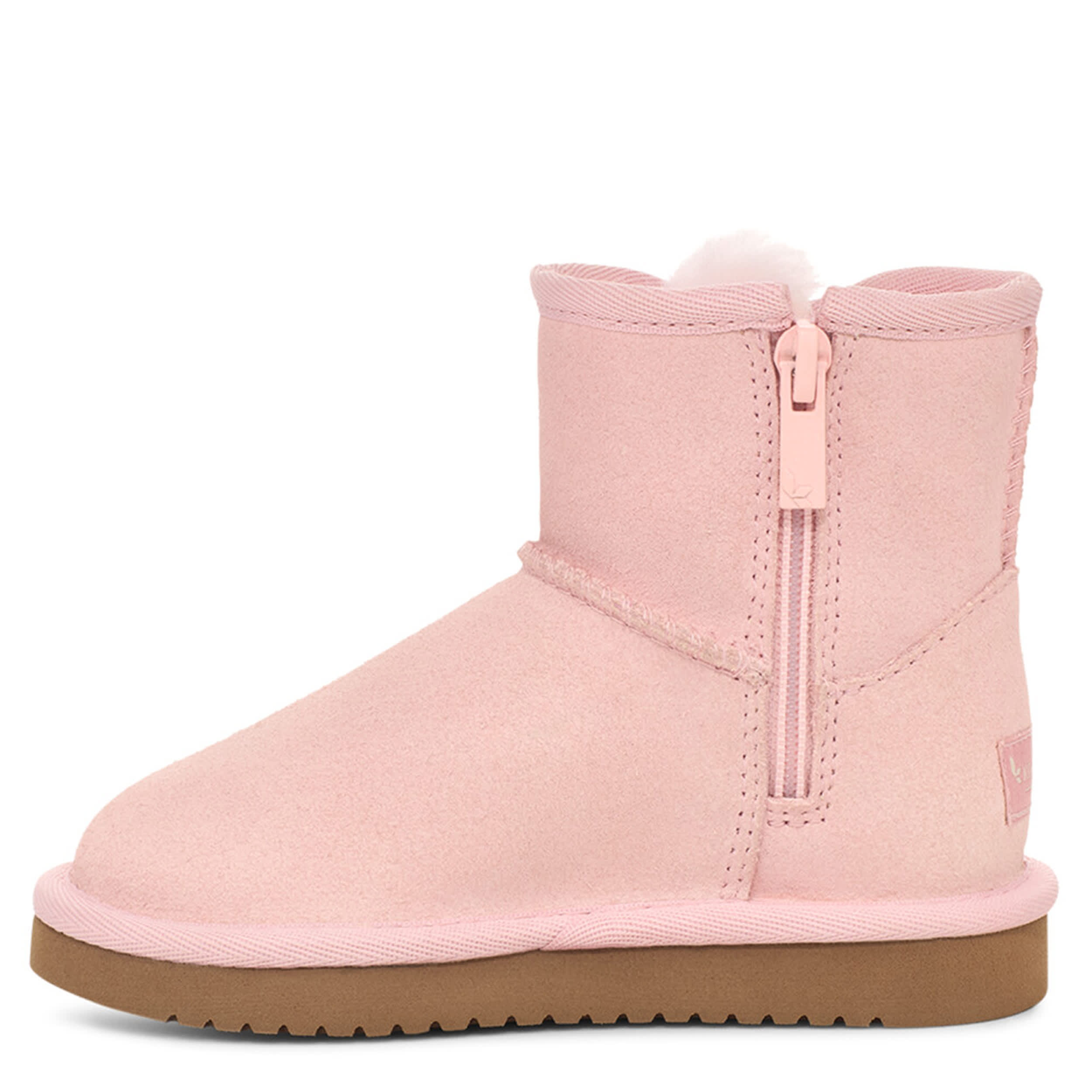 KOOLABURRA by UGG GIRLS TODDLER-LITTLE KID VICTORIA MINI FUR BOOT - PINK