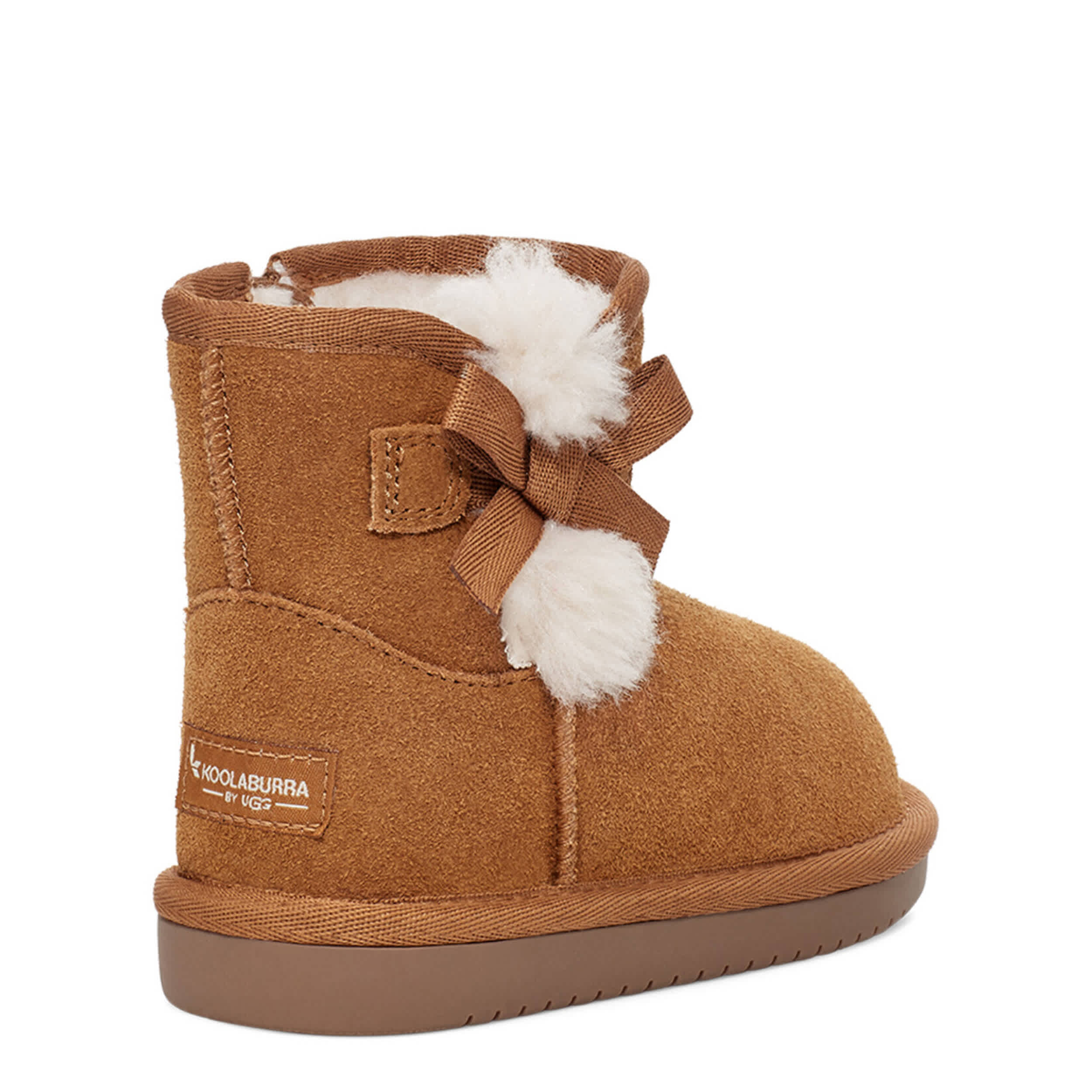 GIRLS TODDLER-LITTLE KID VICTORIA MINI FUR BOOT - CHESTNUT