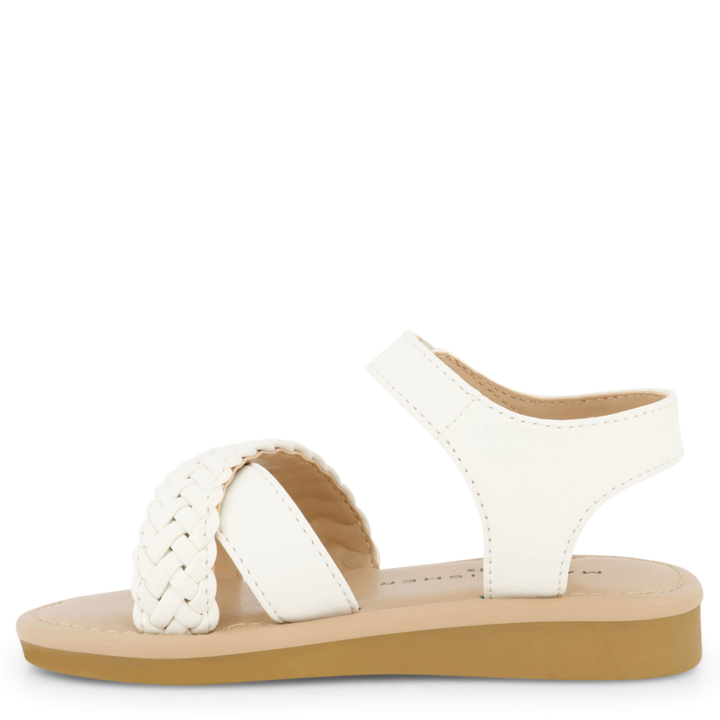 MARC FISHER-GIRLS TODDLER APPLE BRAID SANDAL-WHITE & 
