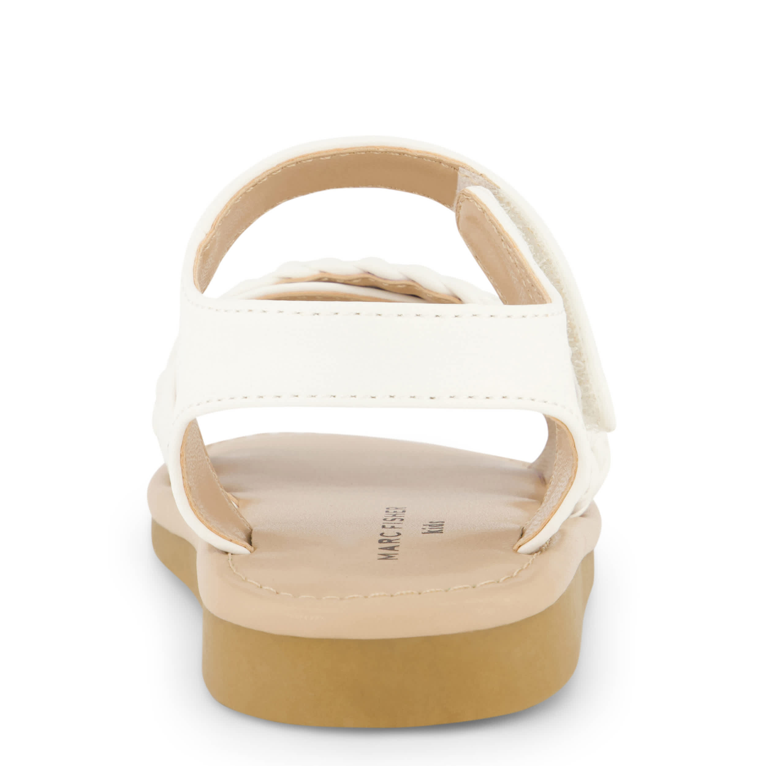 MARC FISHER-GIRLS TODDLER APPLE BRAID SANDAL-WHITE & 