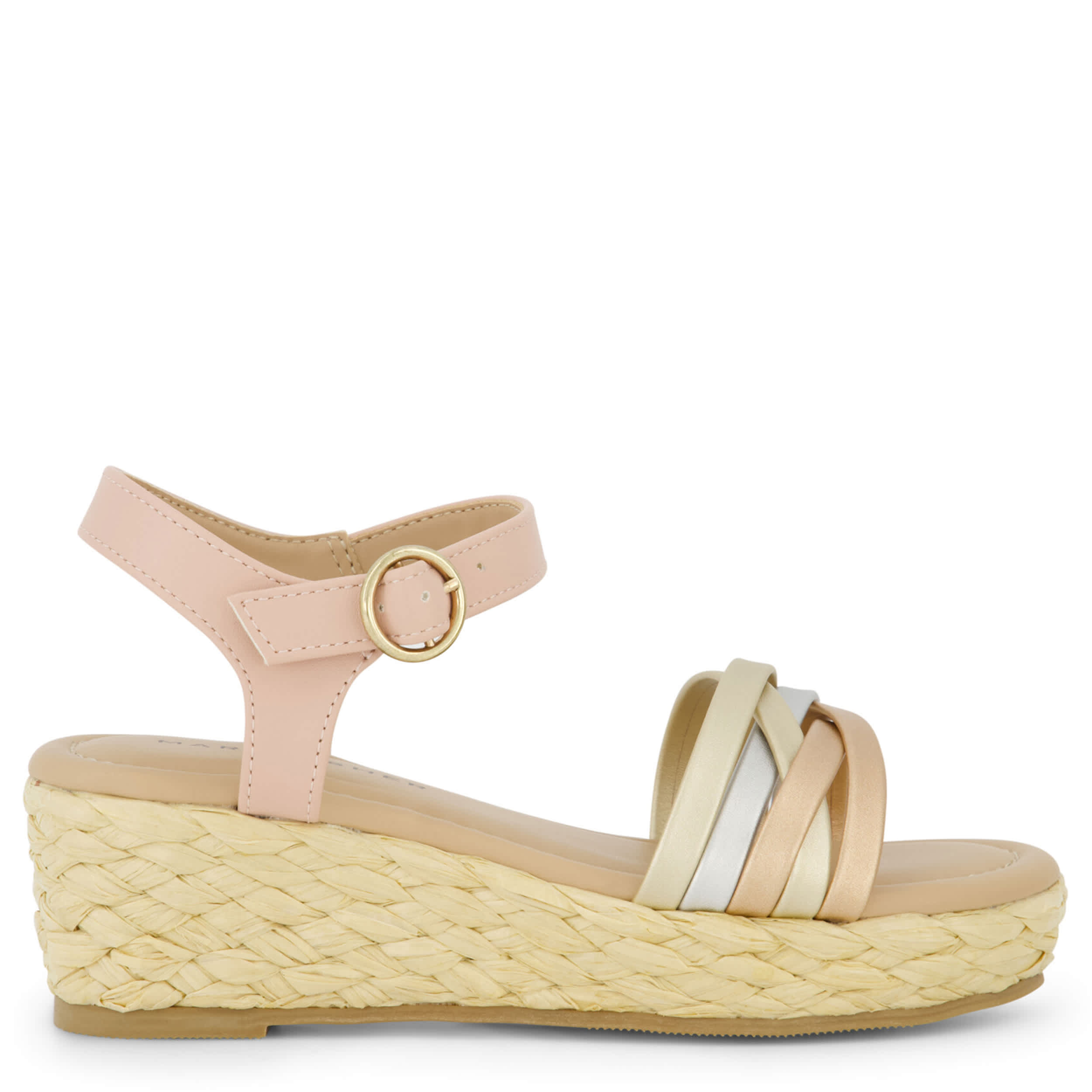 MARC FISHER-GIRLS LITTLE-BIG KID MARREN WEDGE SANDAL-MULTICOLOR & 