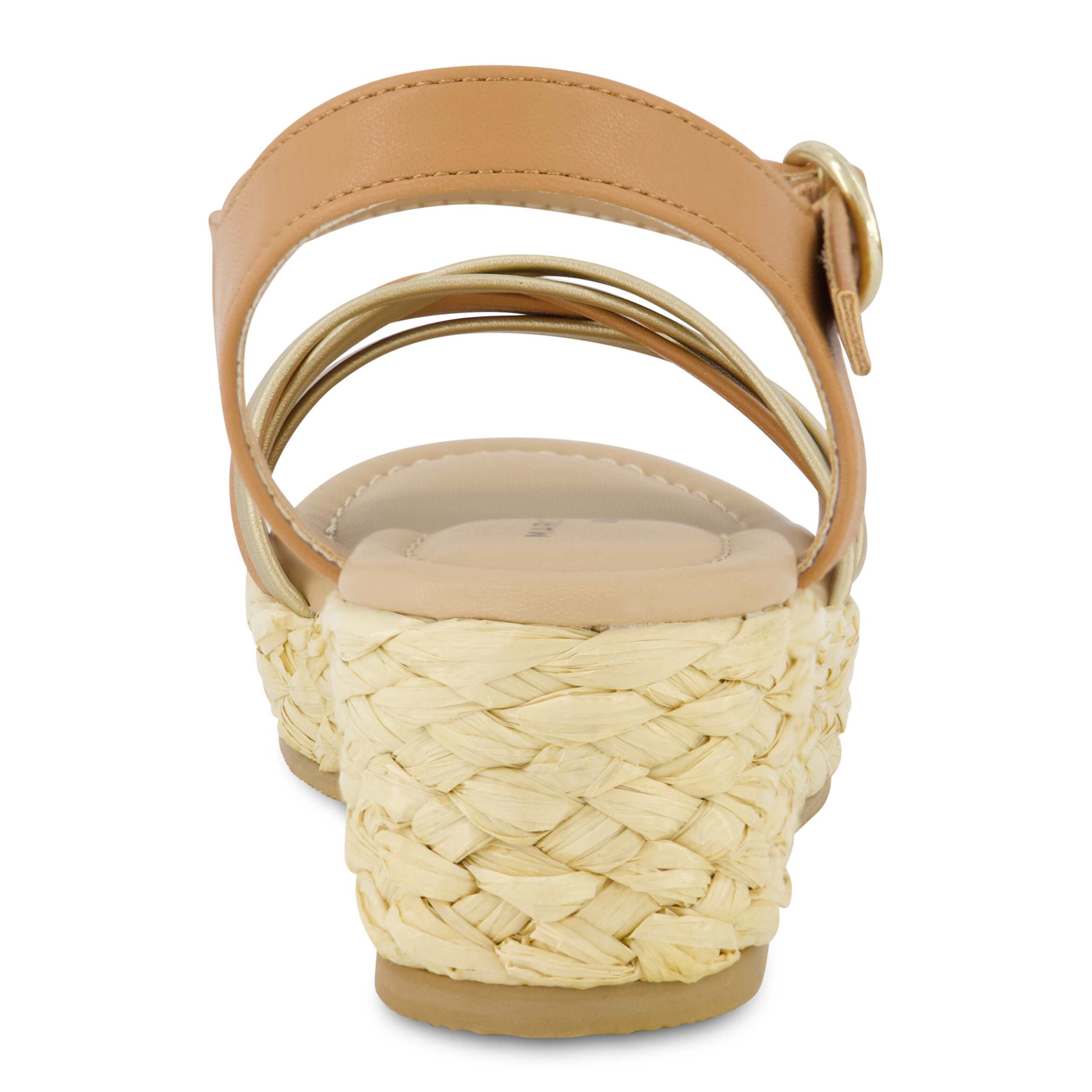 MARC FISHER-GIRLS LITTLE-BIG KID MARREN WEDGE SANDAL-COGNAC & 