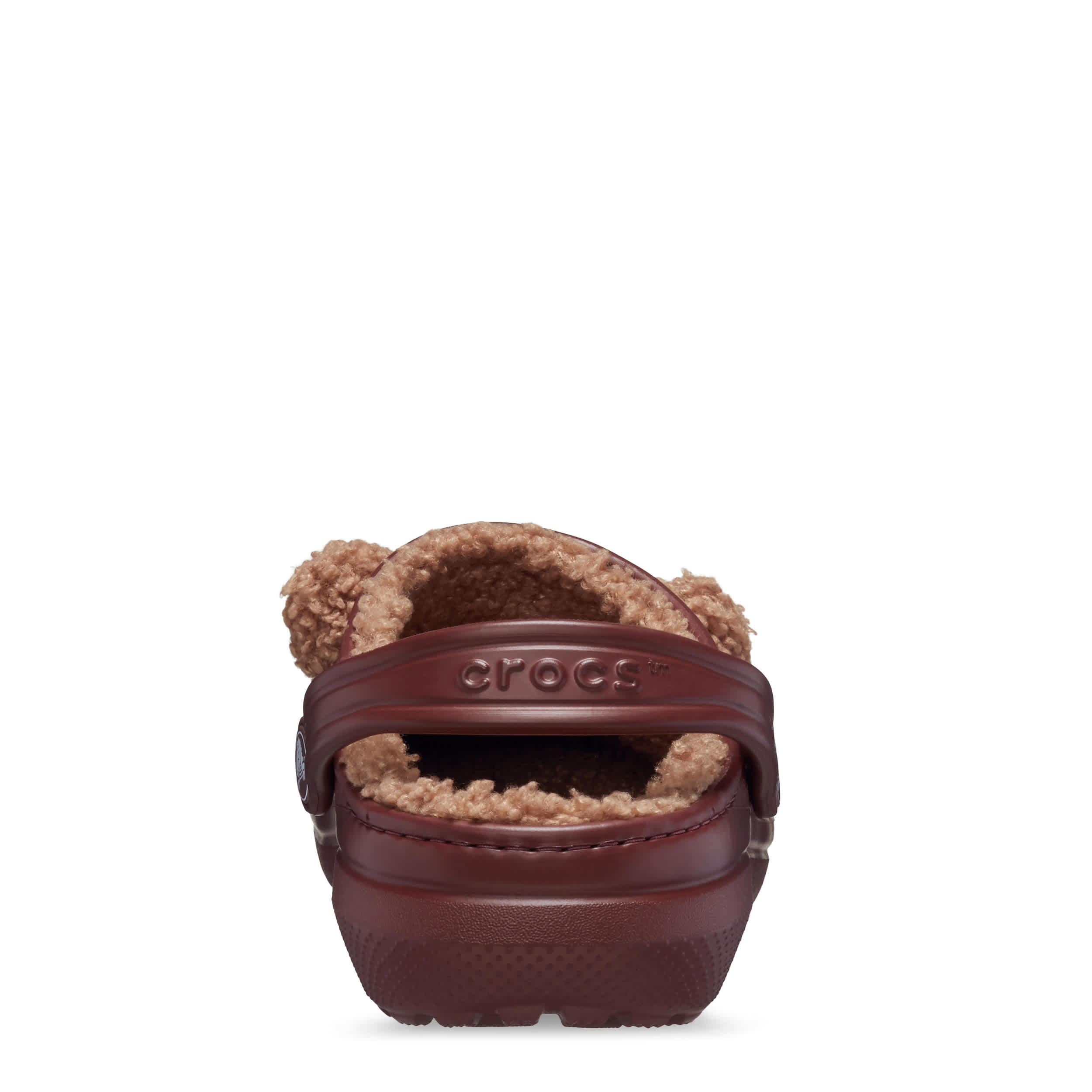 CROCS BOYS TODDLER CLASSIC FUN LAB LINED CLOG - BROWN