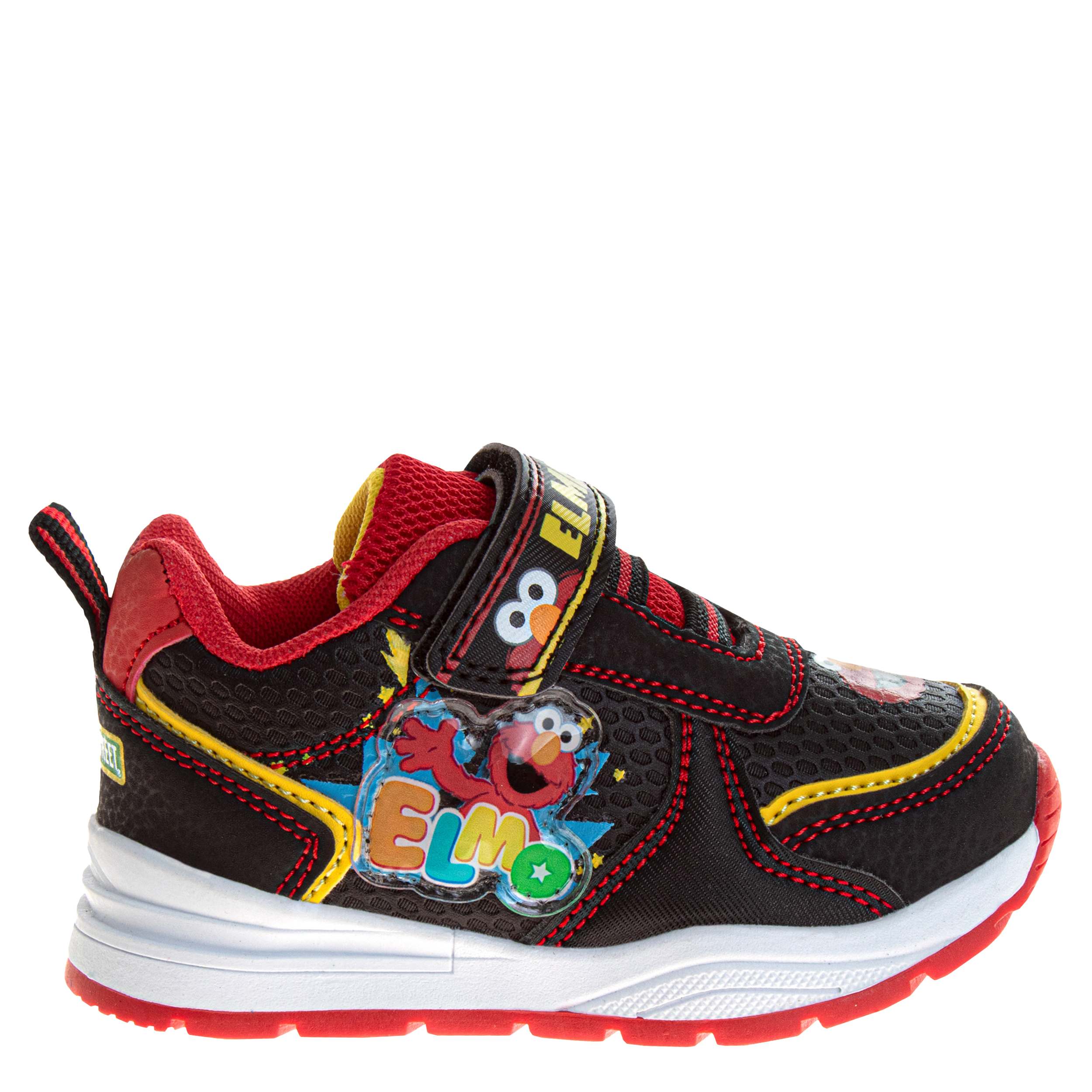 SESAME STREET BOYS TODDLER-LITTLE KID ELMO SNEAKER - BLACK