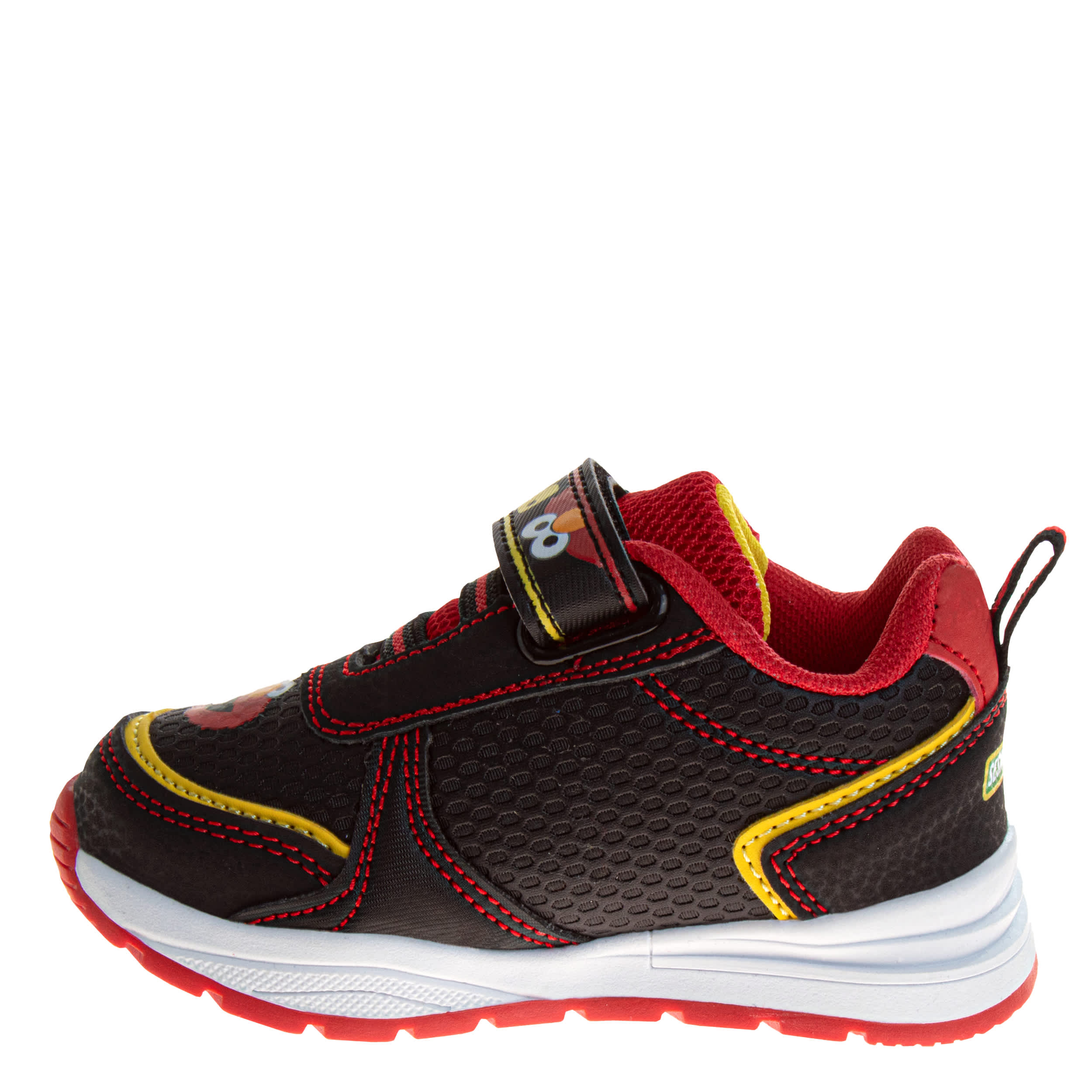 SESAME STREET BOYS TODDLER-LITTLE KID ELMO SNEAKER - BLACK