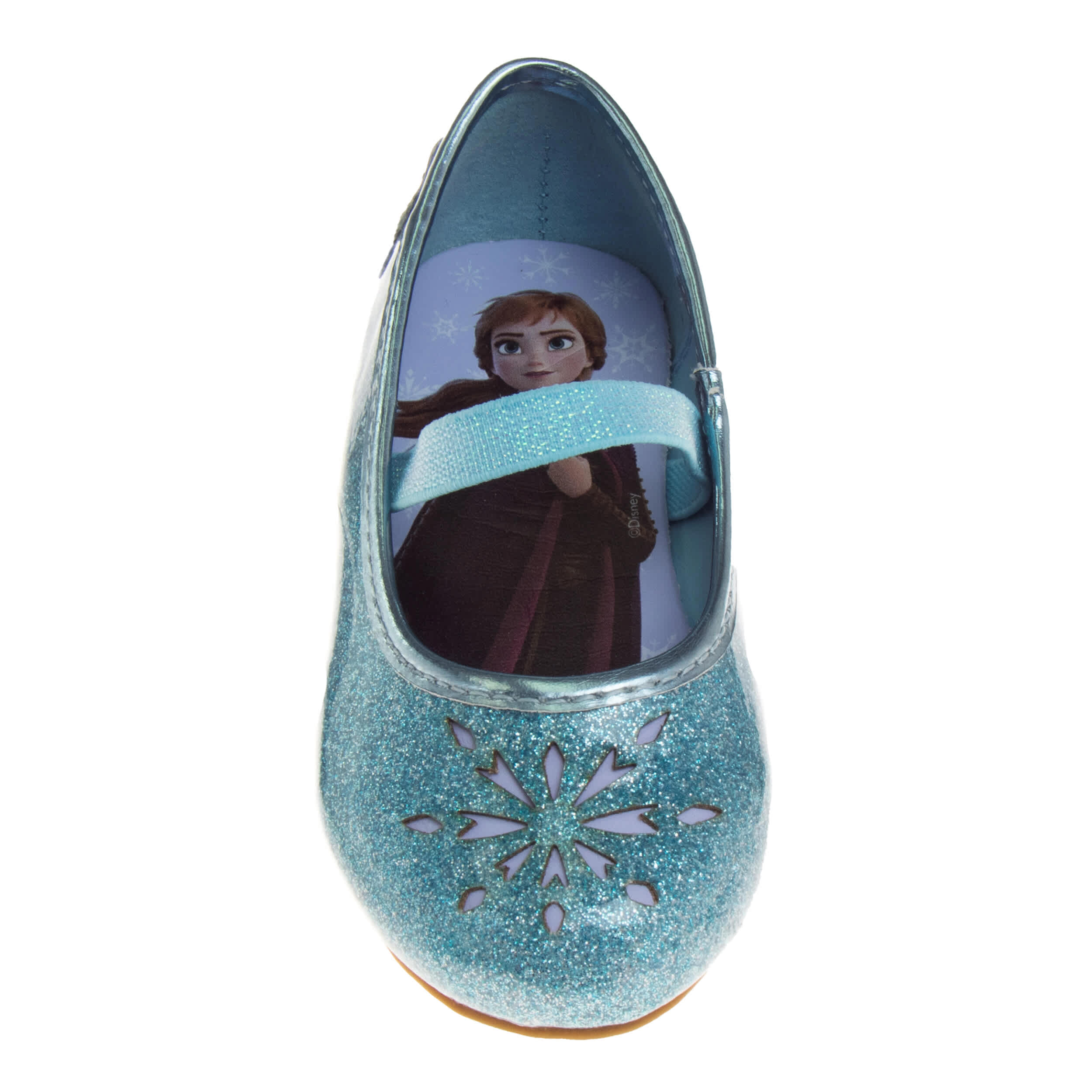 DISNEY-GIRLS TODDLER-LITTLE KID FROZEN FLAT-BLUE & 