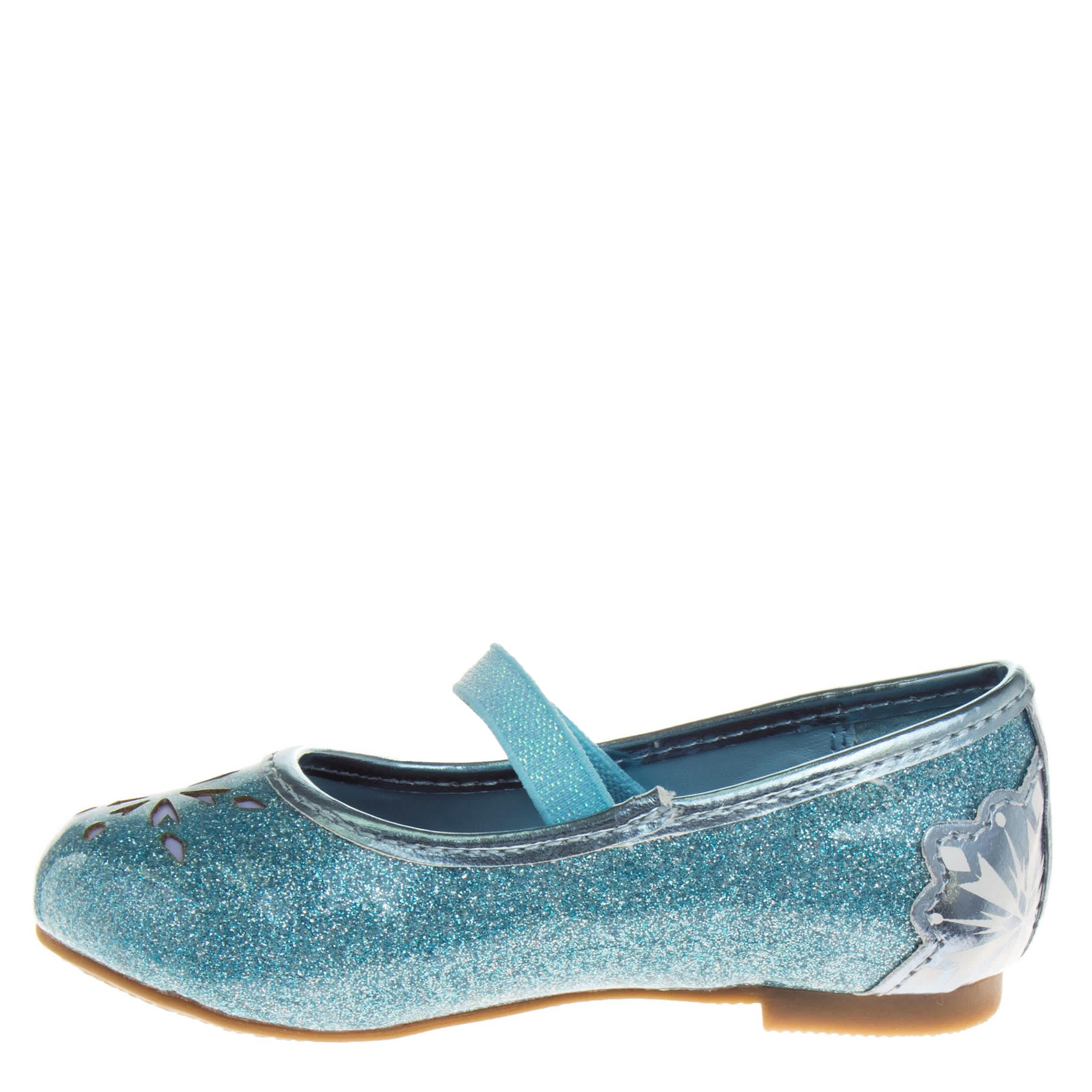 DISNEY-GIRLS TODDLER-LITTLE KID FROZEN FLAT-BLUE & 