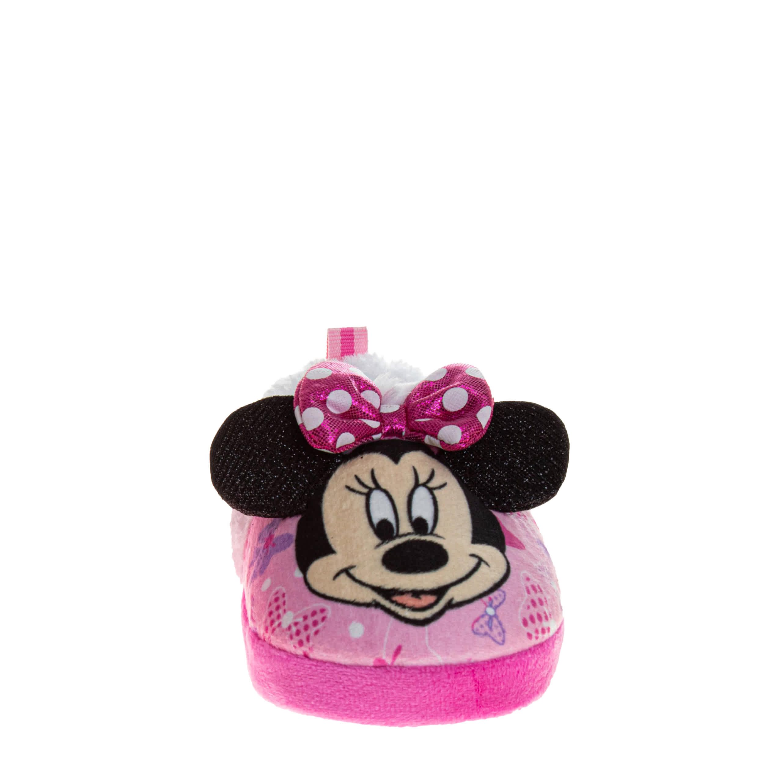 DISNEY-GIRLS TODDLER-LITTLE KID MINNIE SLIPPER-PINK & 
