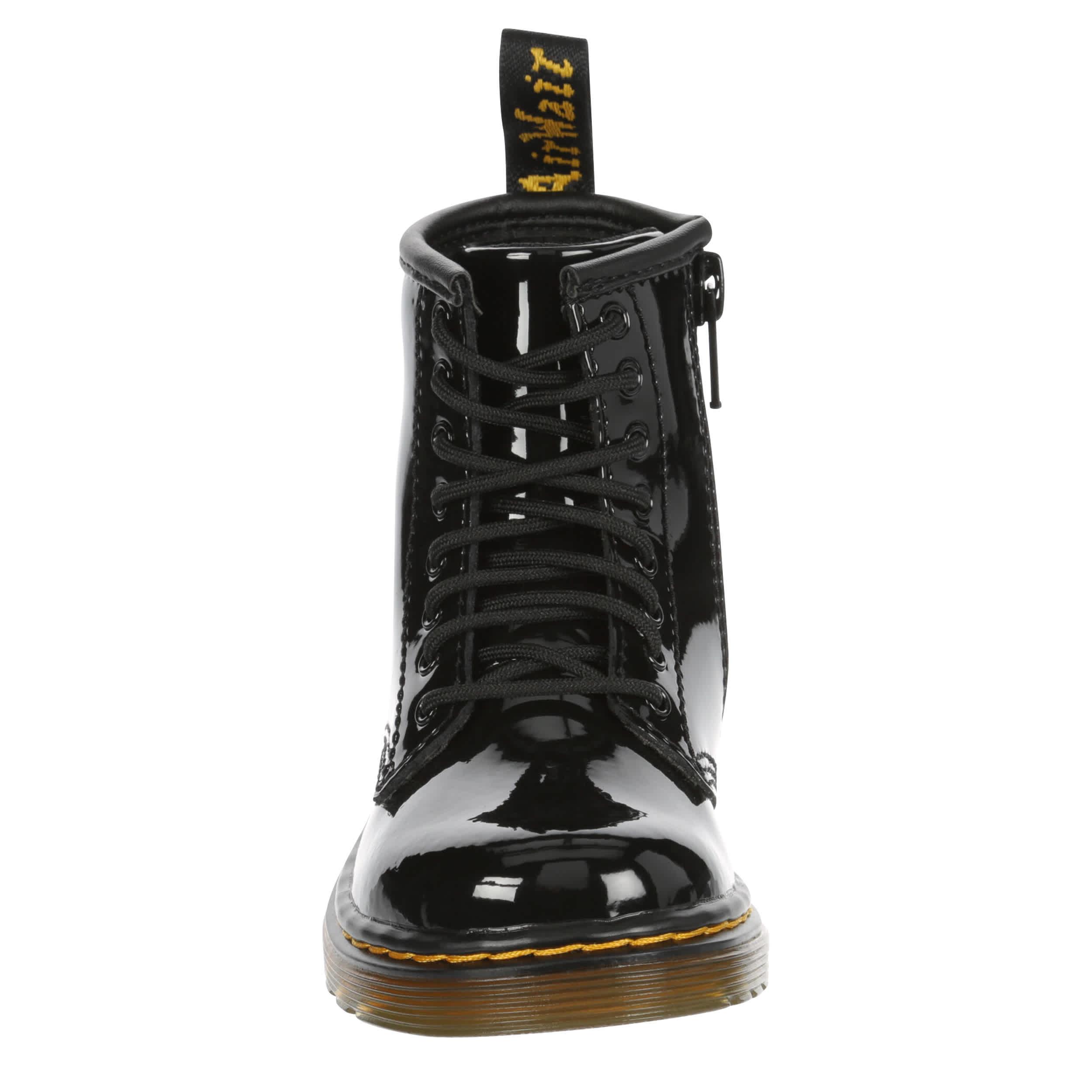 DR.MARTENS GIRLS TODDLER 1460 COMBAT BOOT - BLACK