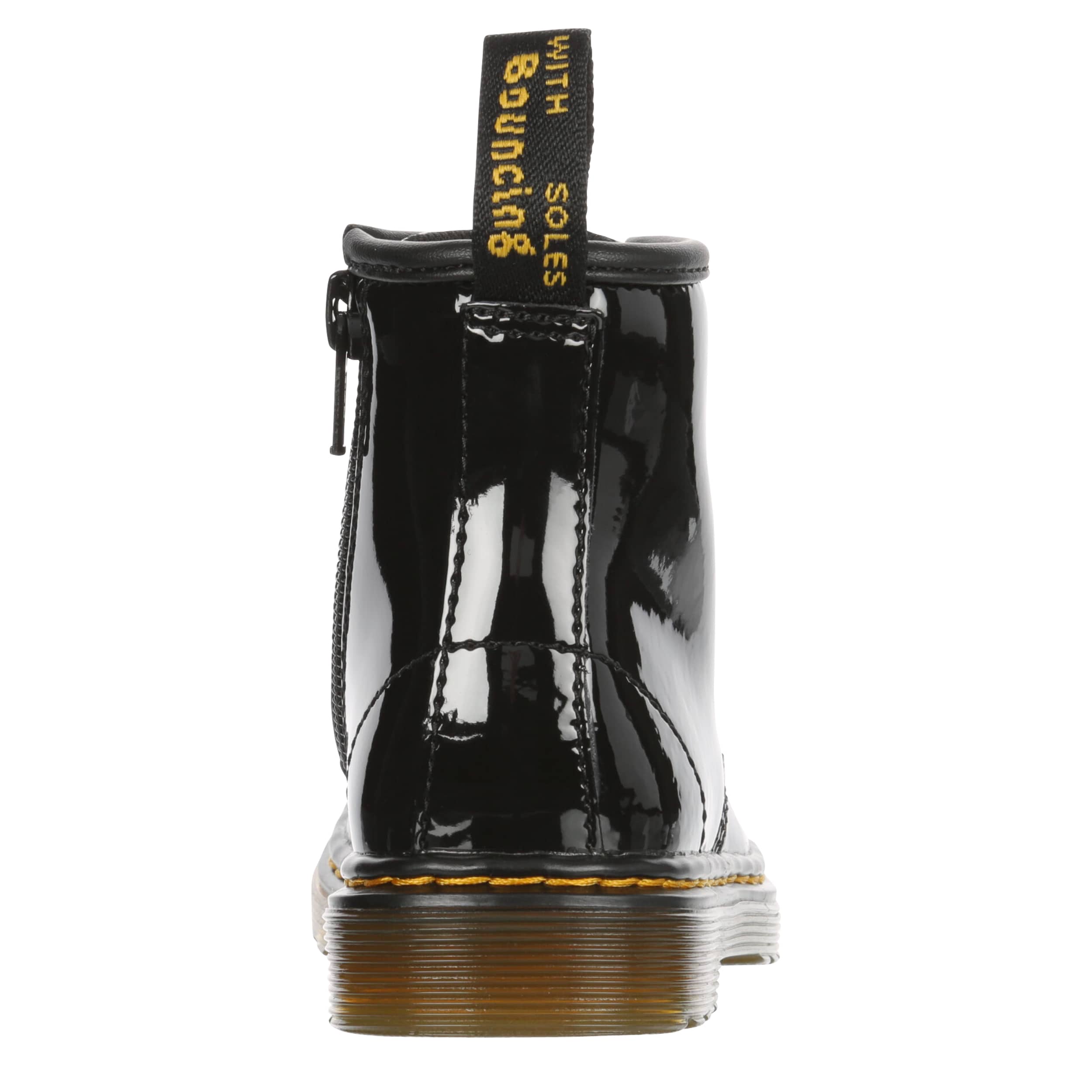 DR.MARTENS GIRLS TODDLER 1460 COMBAT BOOT - BLACK