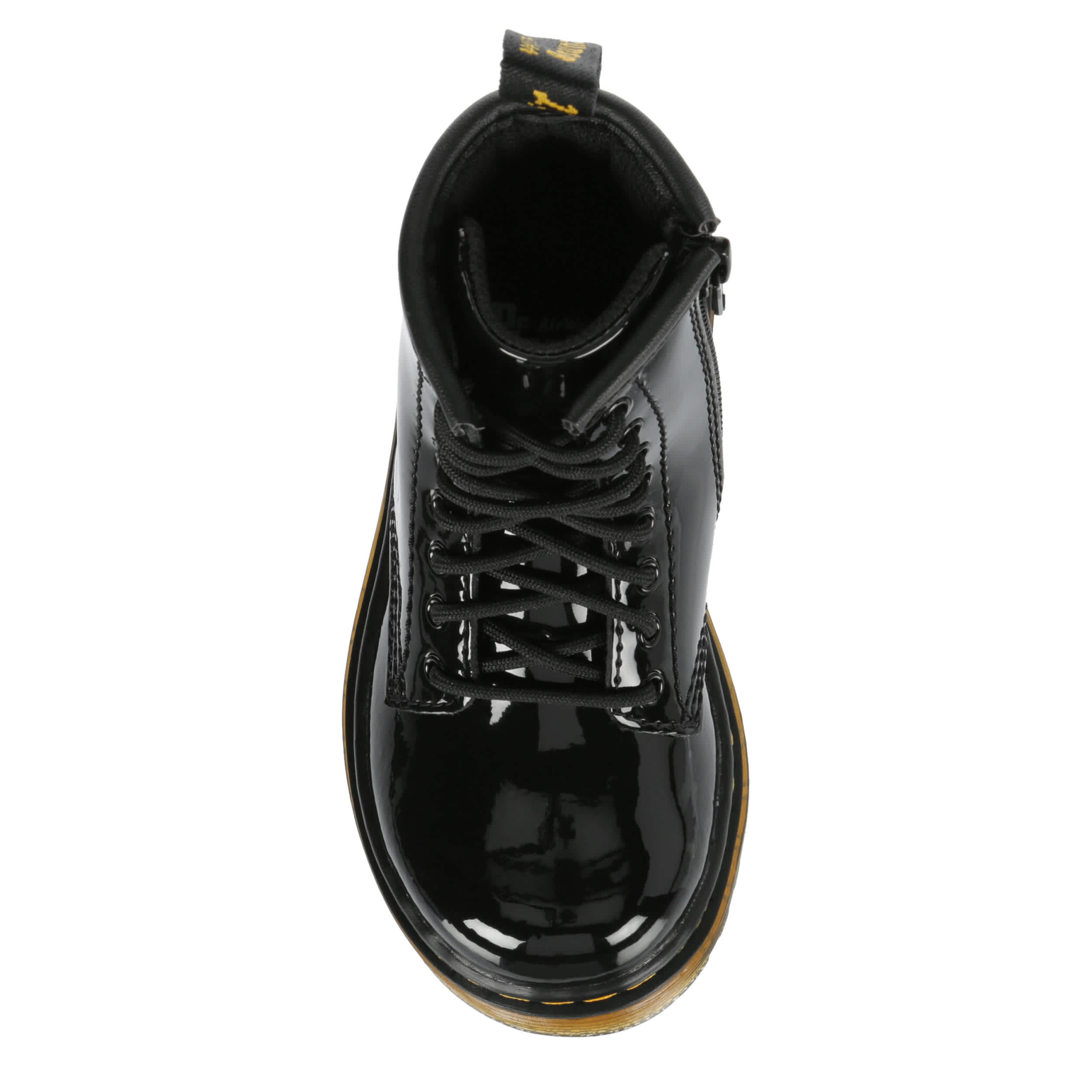 DR.MARTENS GIRLS TODDLER 1460 COMBAT BOOT - BLACK