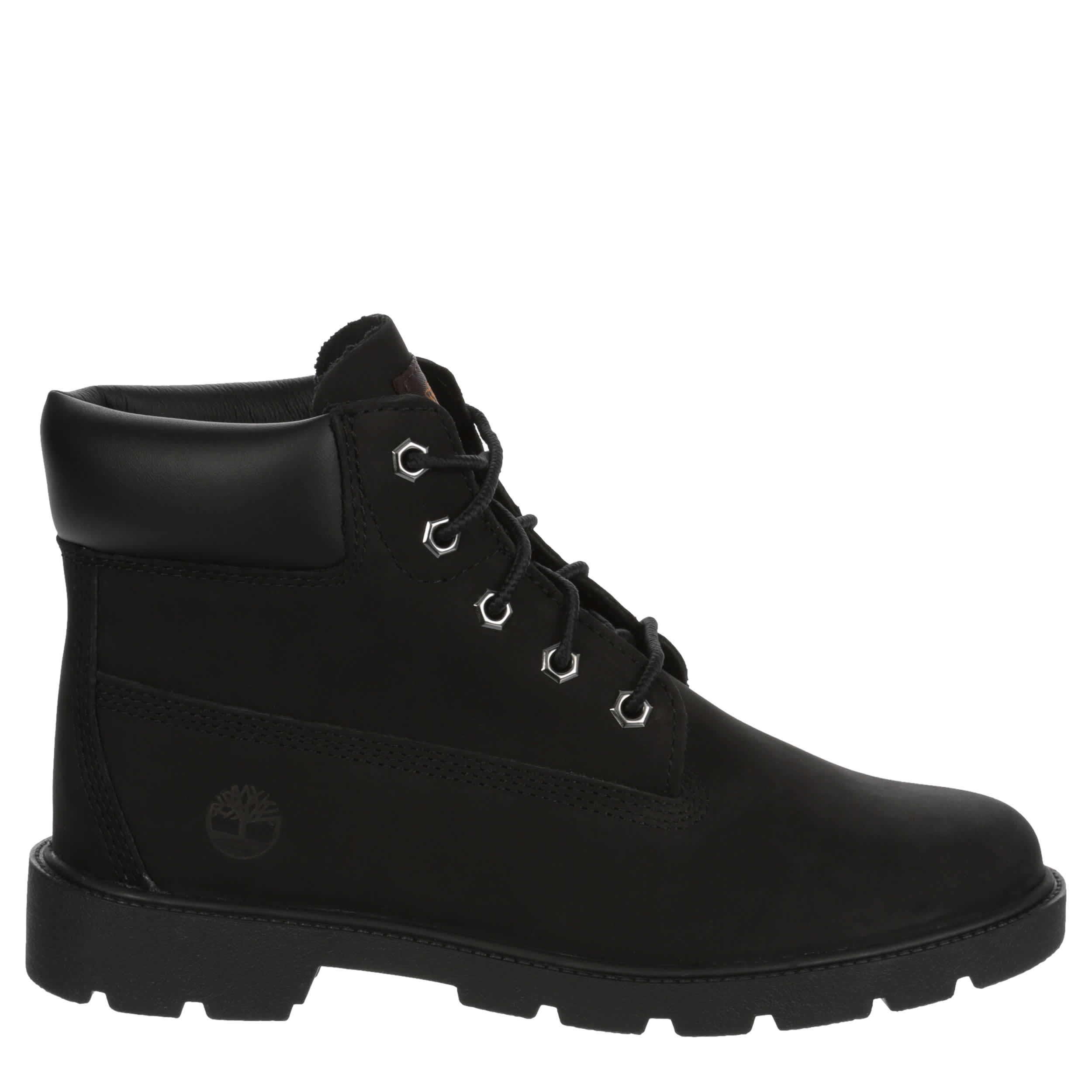 TIMBERLAND BOYS BIG KID 6' CLASSIC WORK BOOT - BLACK