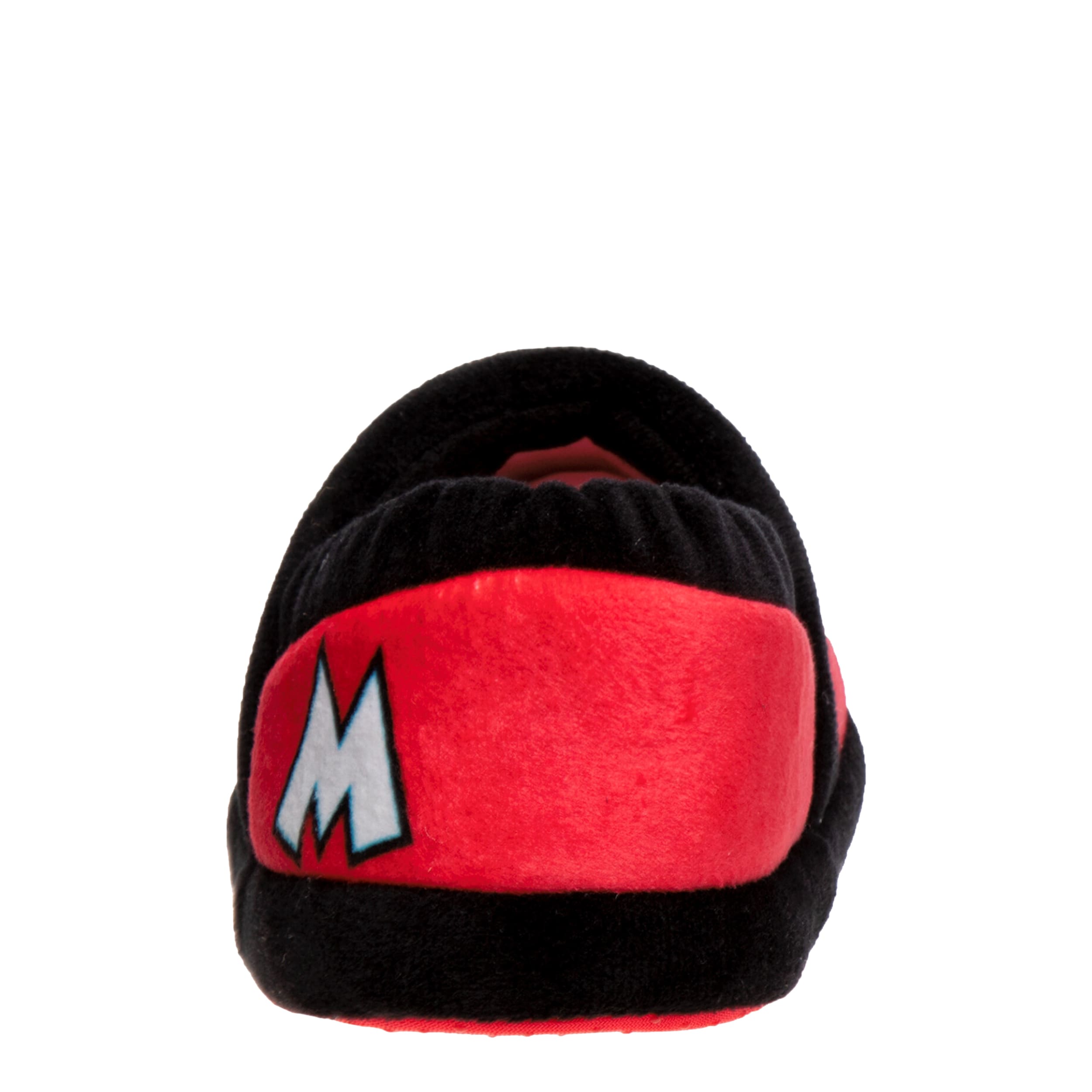 DISNEY-BOYS TODDLER MICKEY MOUSE SLIPPER-BLACK & RED