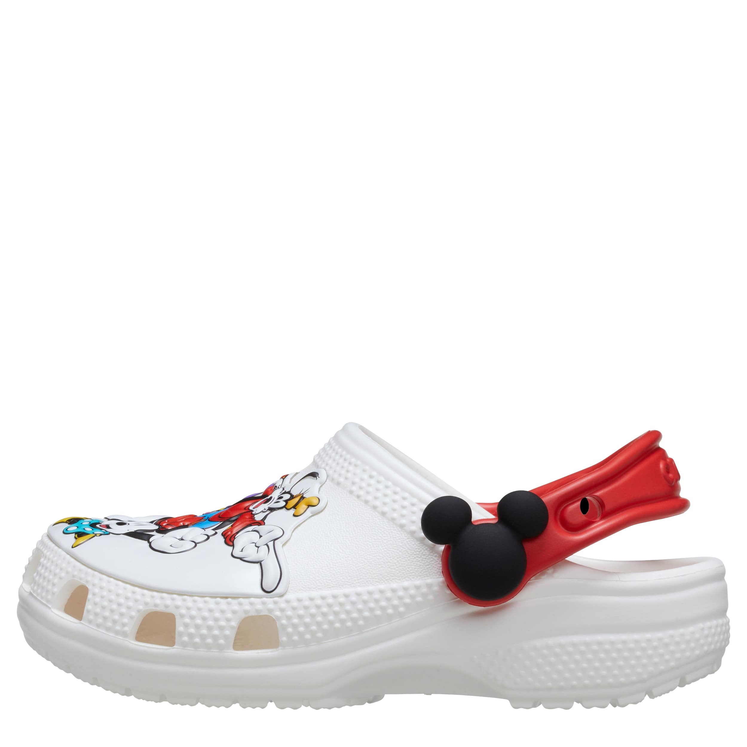 CROCS BOYS TODDLER MICKEY MOUSE CLASSIC CLOG - WHITE