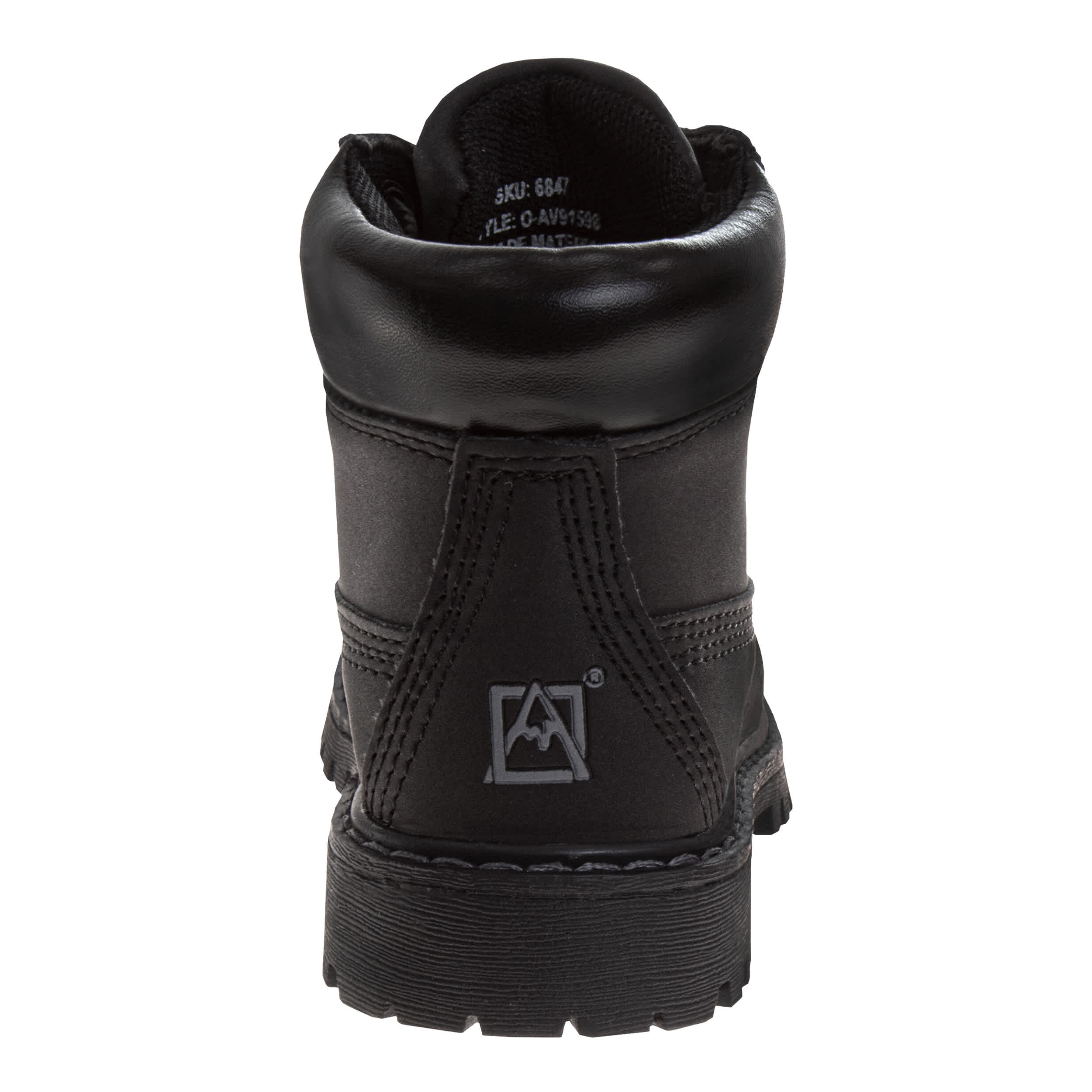 Avalanche-BOYS BIG KID LACE UP BOOT-BLACK & 