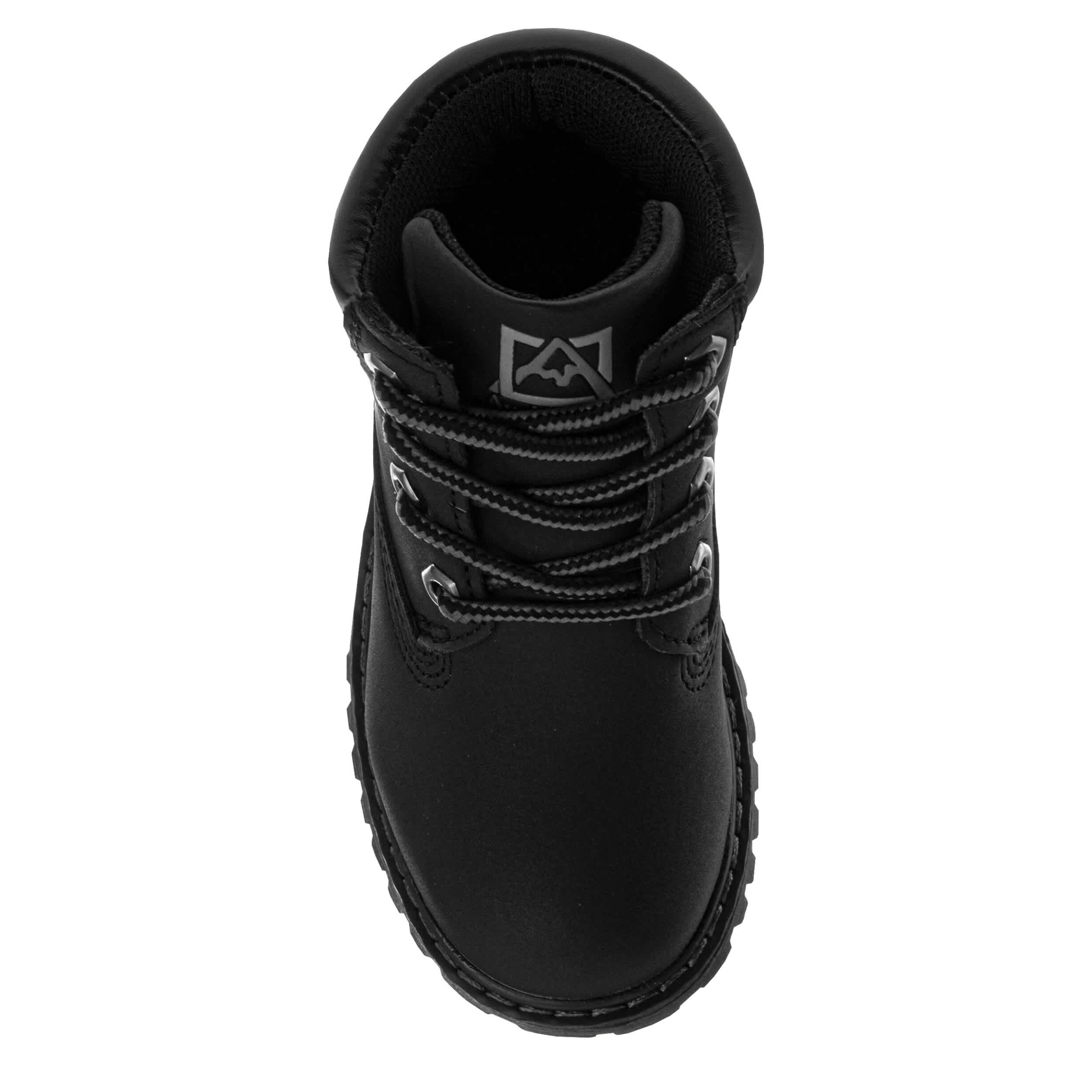 Avalanche-BOYS BIG KID LACE UP BOOT-BLACK & 